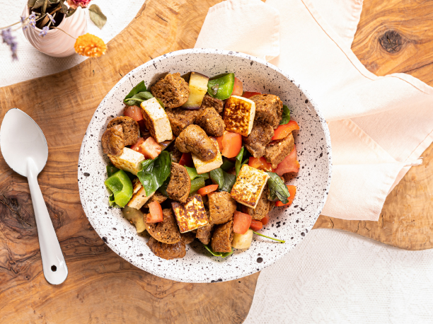 Panzanella paneer salade