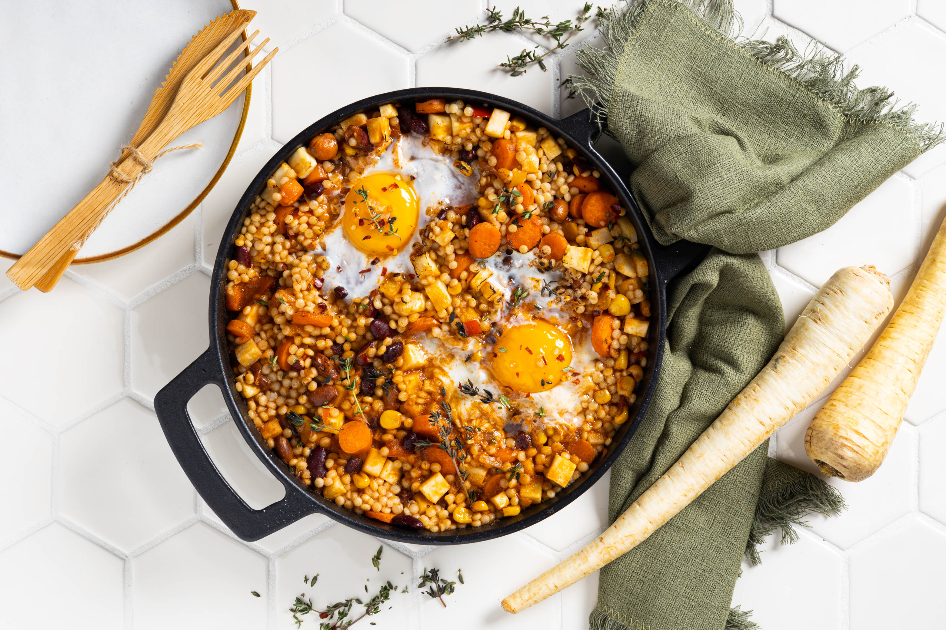 Shakshuka met bonenmix