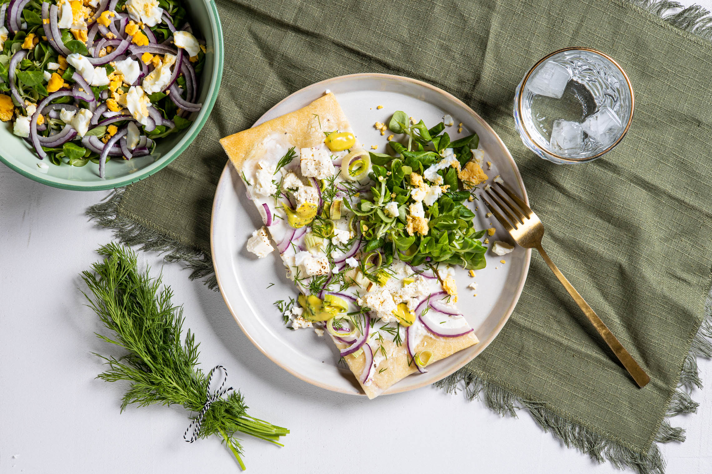 Seizoensbox V | Prei pizza met geitenfeta