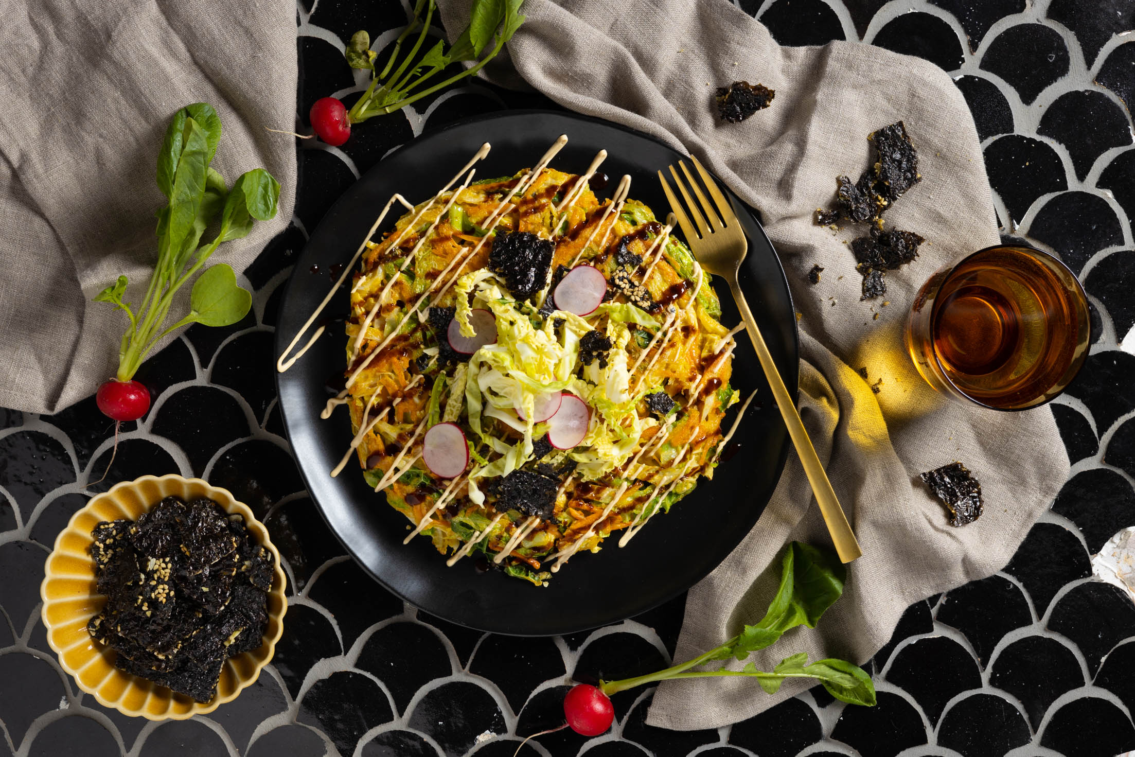 Seizoensbox Vegan | Okonomiyaki met savooiekool