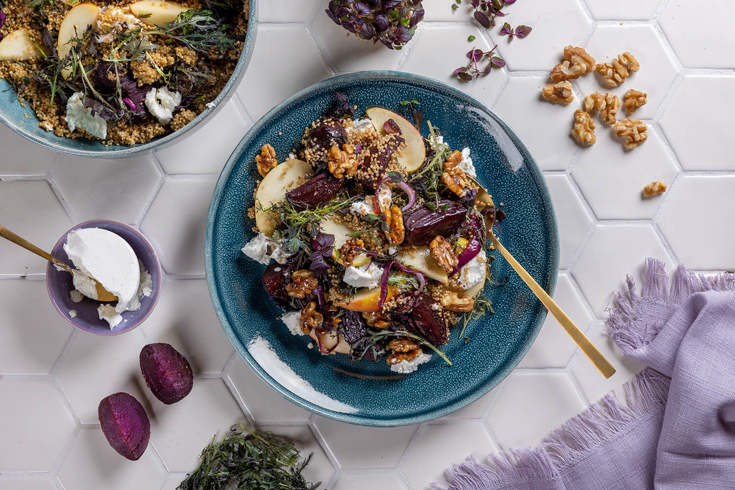 GEMAK VEGA | Quinoa met gegrilde bietjes