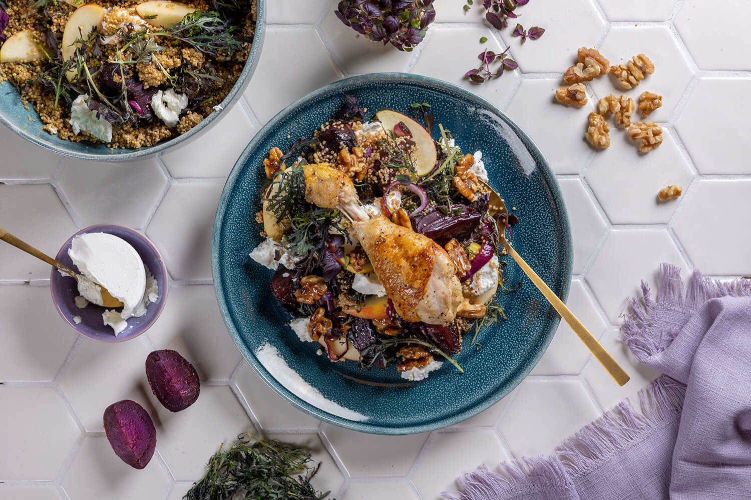 Seizoensbox | Quinoa met gegrilde bietjes