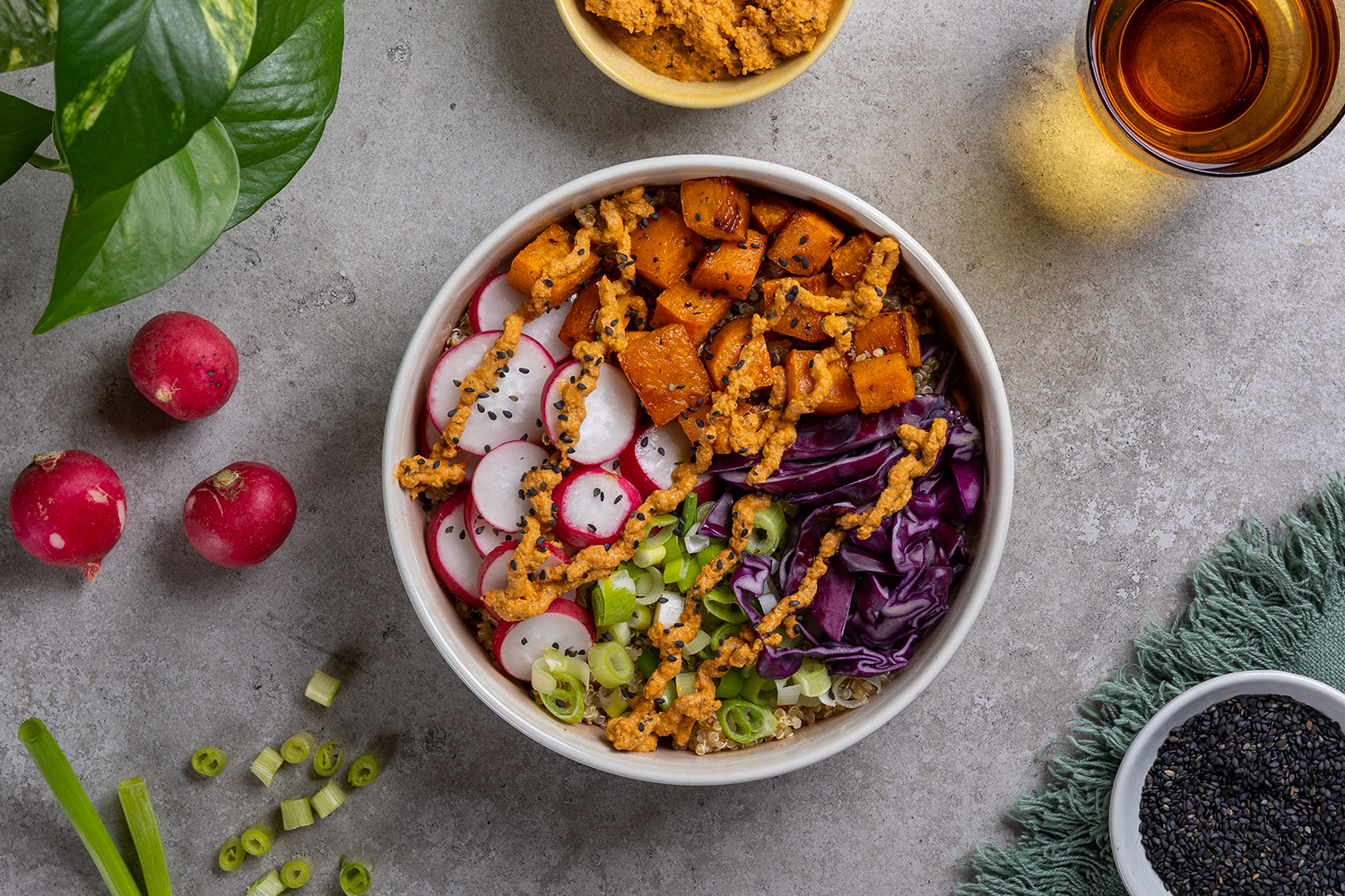 Seizoensbox VEGAN| Kleurrijke buddha bowl