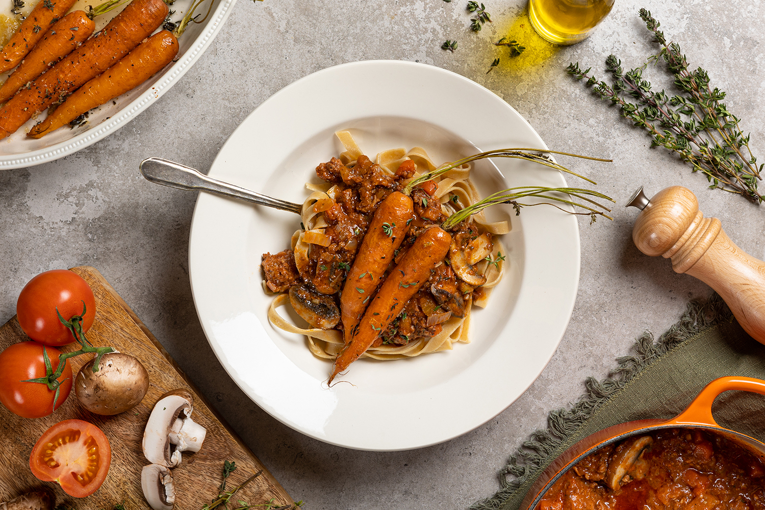 Winterse tagliatelle met gehakt