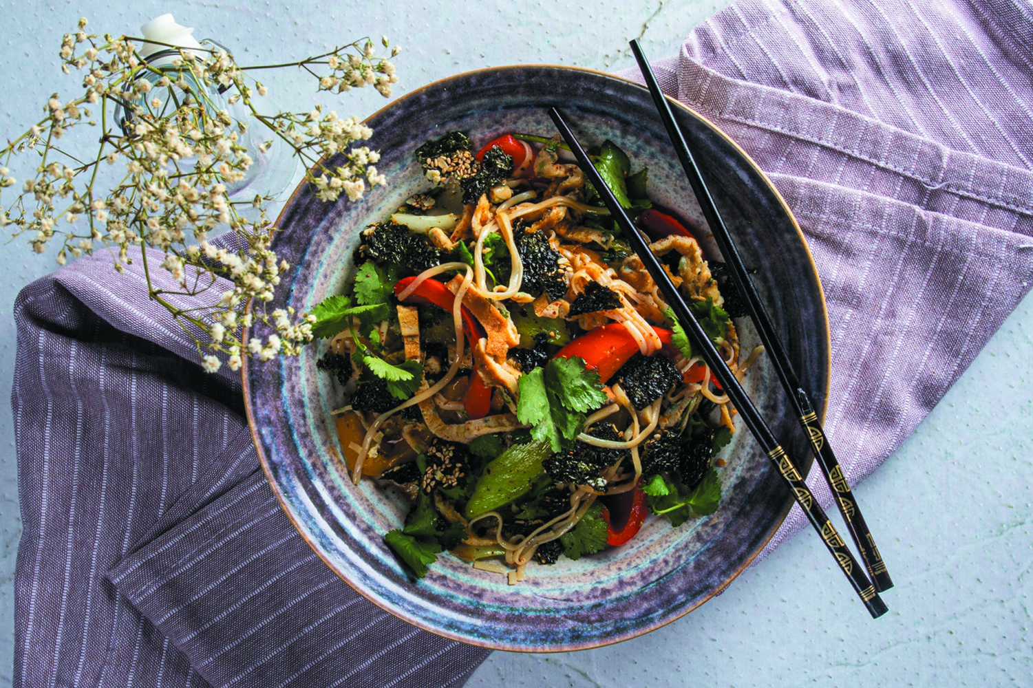 Noedels met paksoi