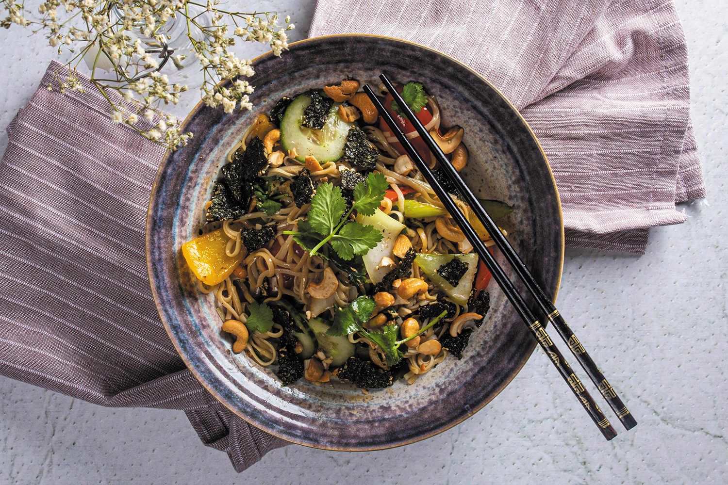 Noedels met paksoi