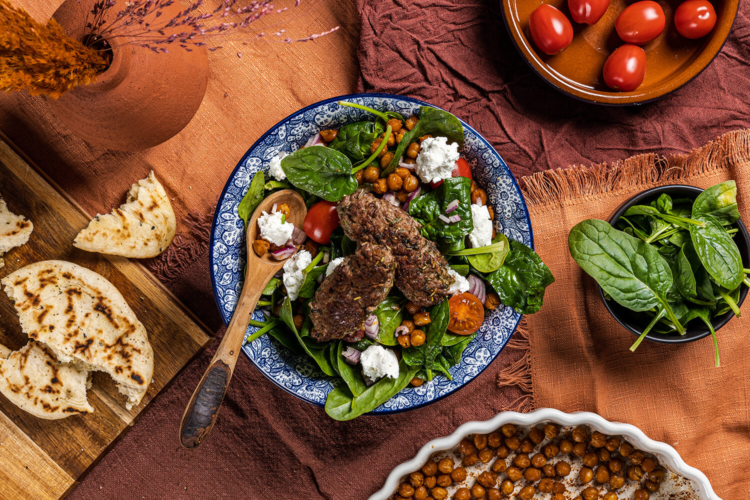 Crunchy kikkererwtensalade