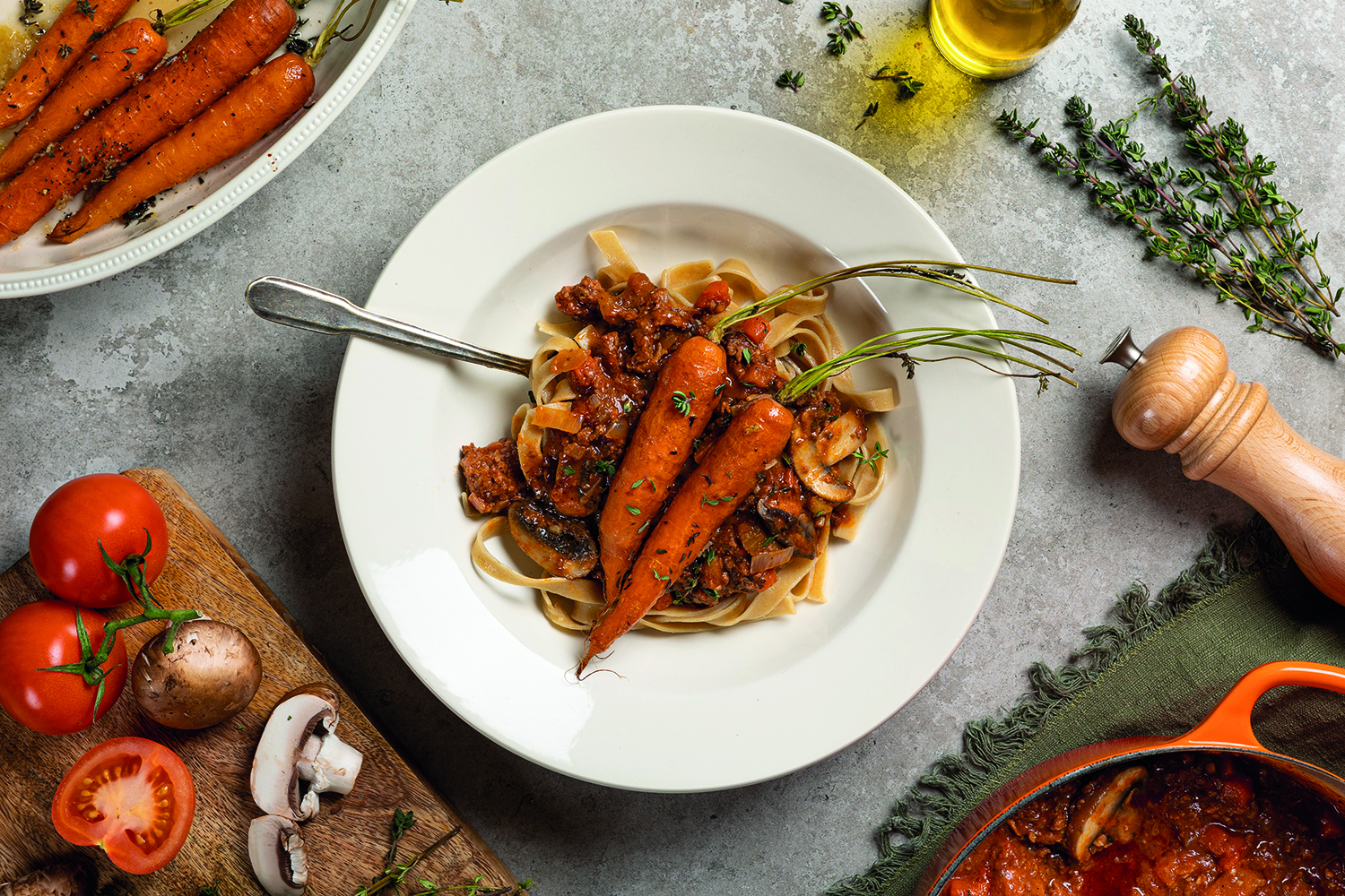 Spaghetti bolognese met venkelworst