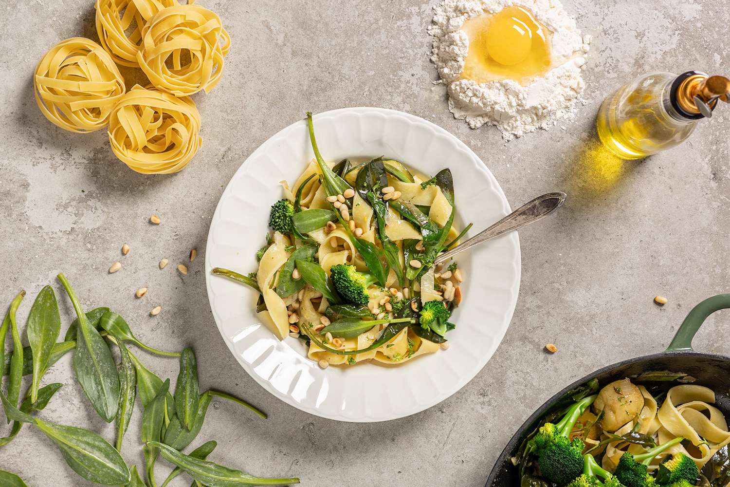 Zomerse tagliatelle
