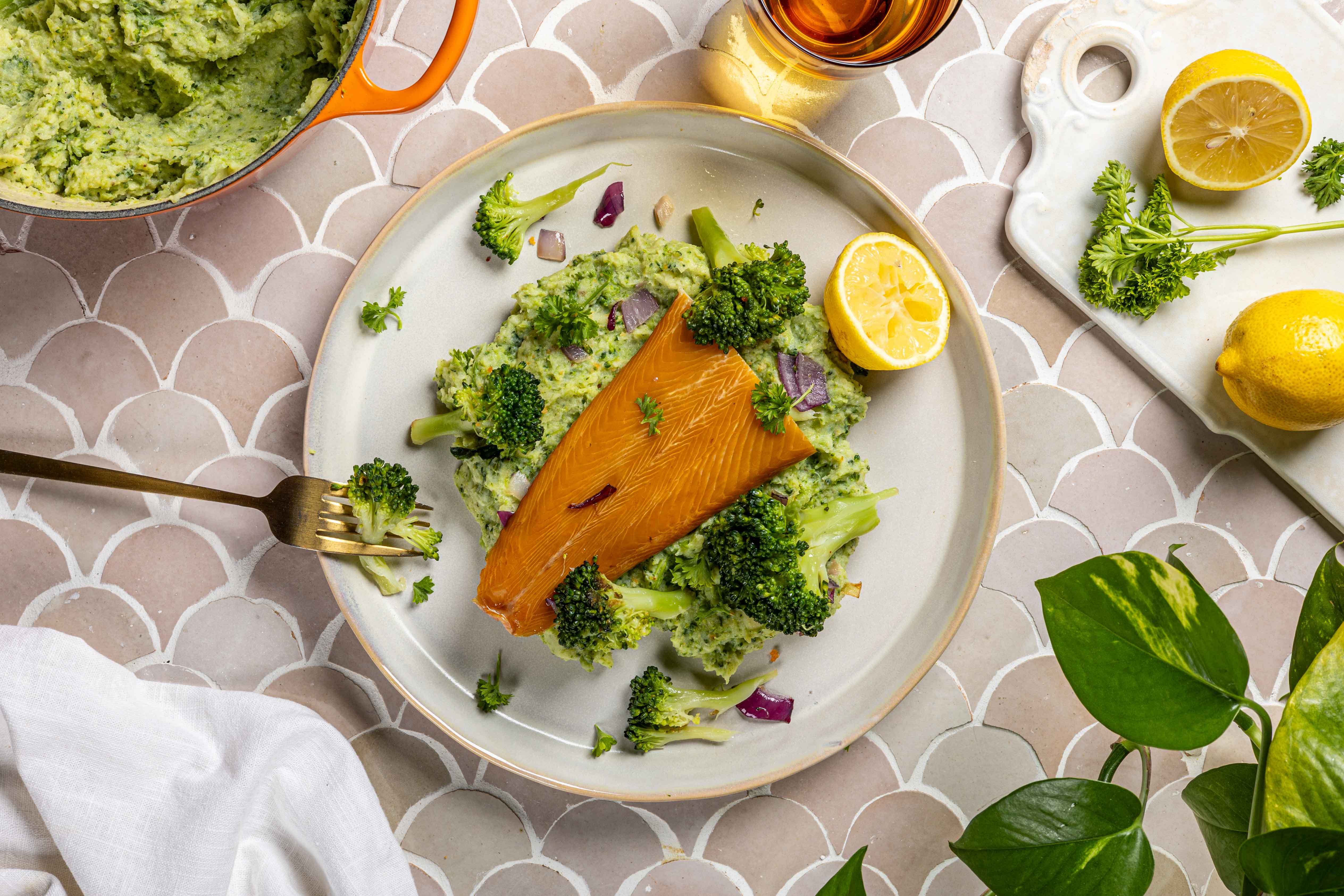 Broccolistamp met beekridder