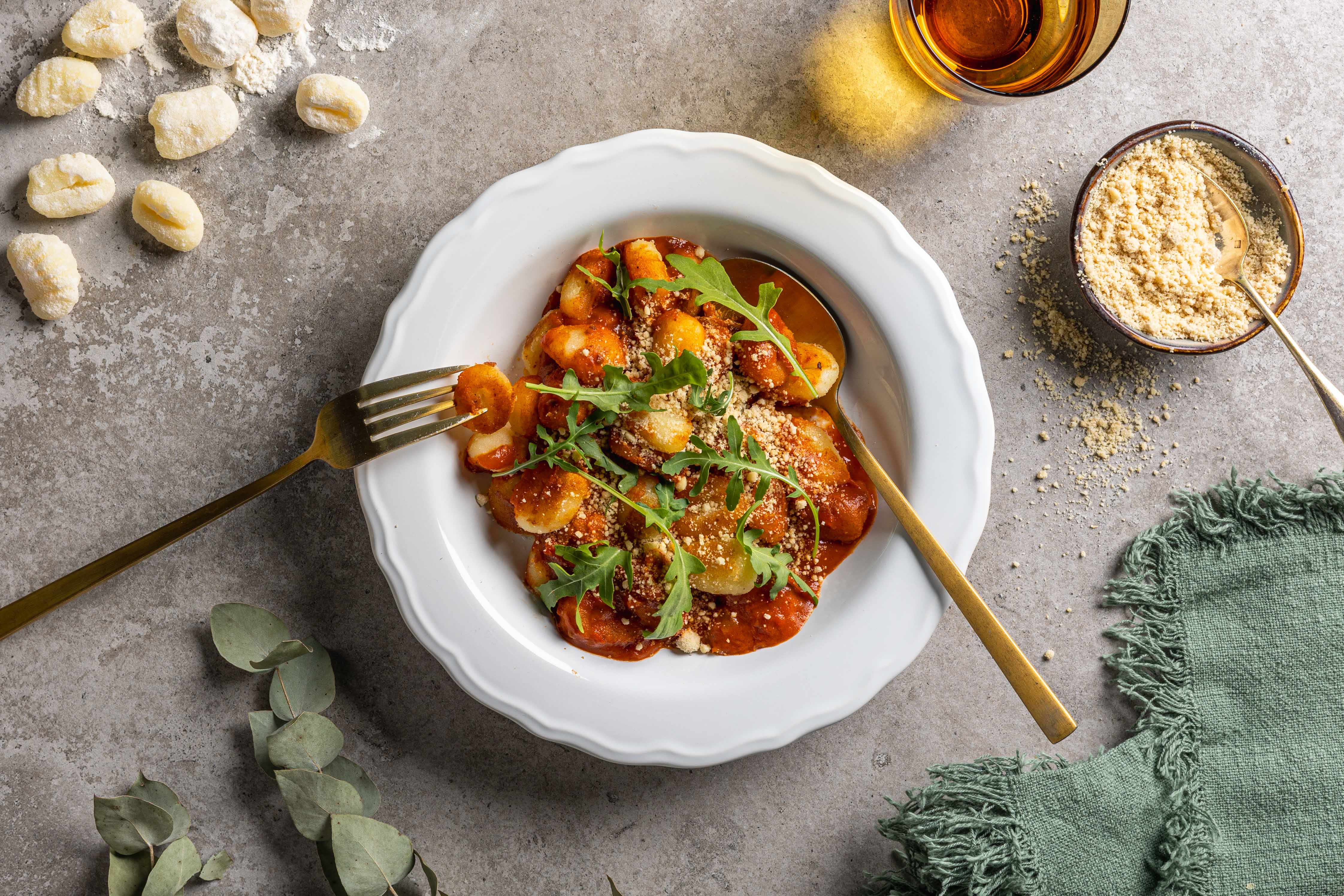 Gnocchi met vegan kaas