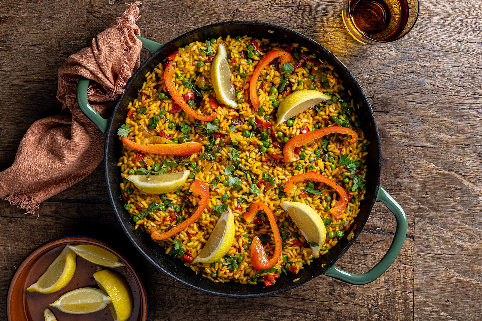 Spaans bordje paella