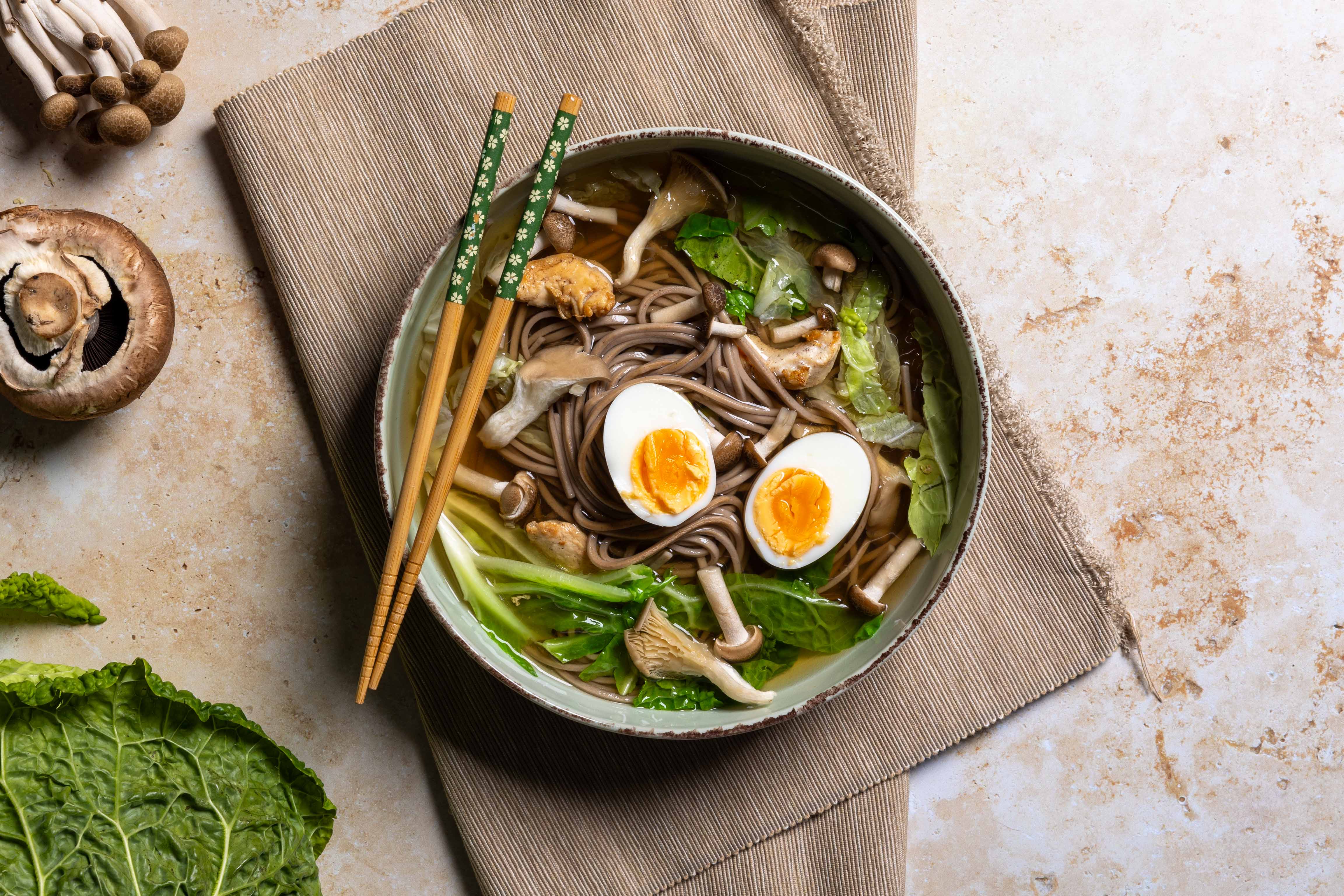 Miso noodlesoep