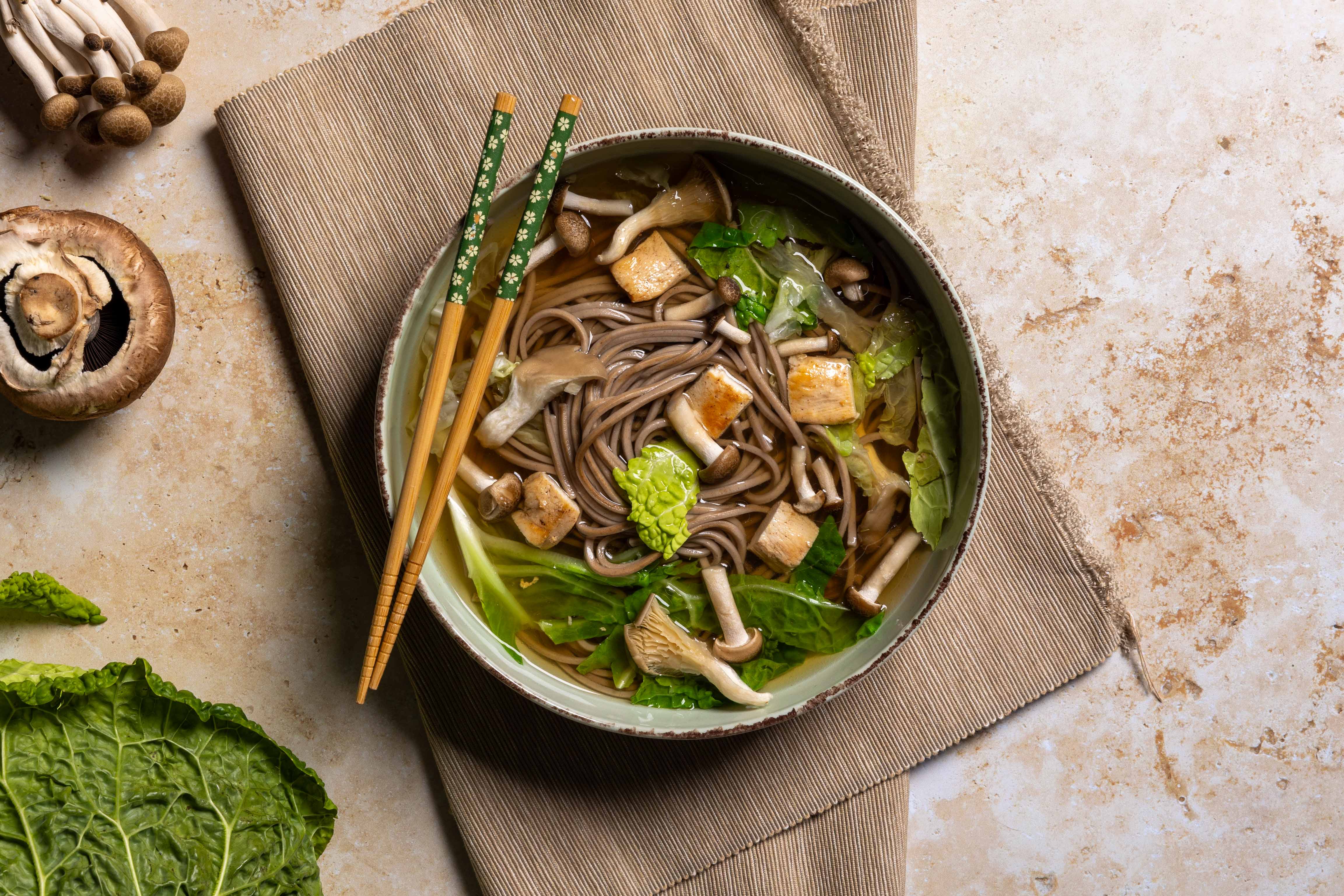 Miso noodlesoep