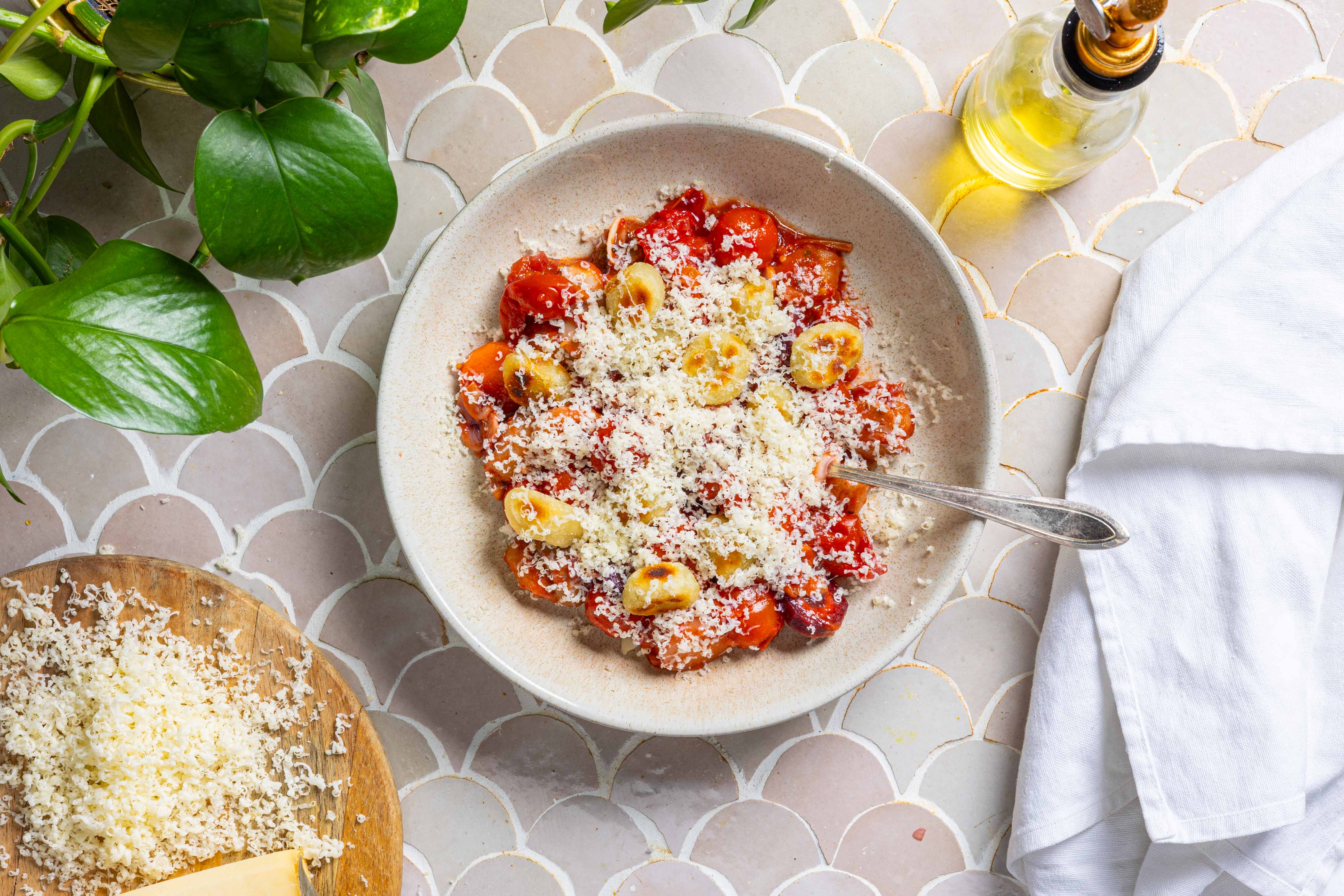 Gnocchi met kalkoen