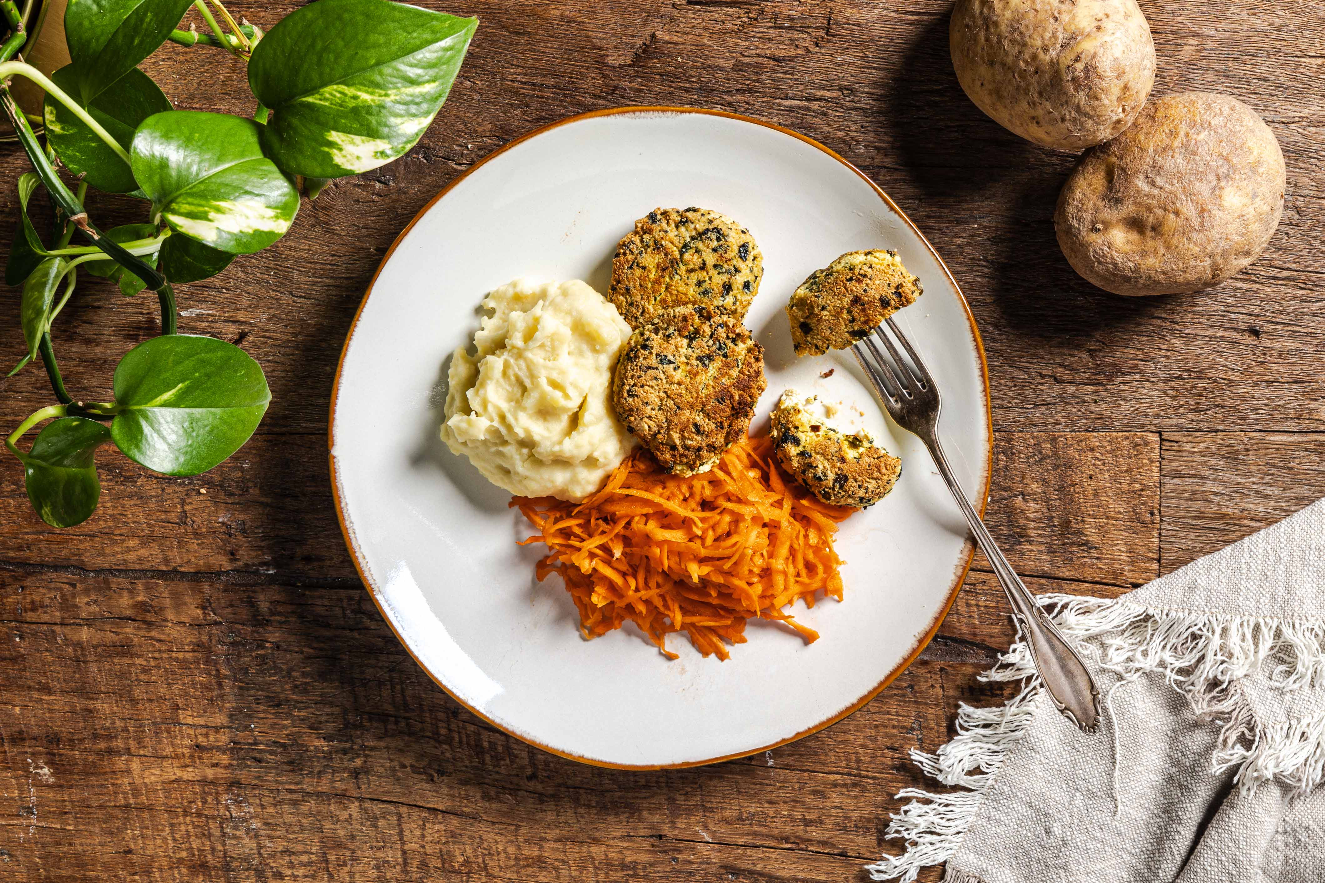 Tofu-zeewierkoekjes