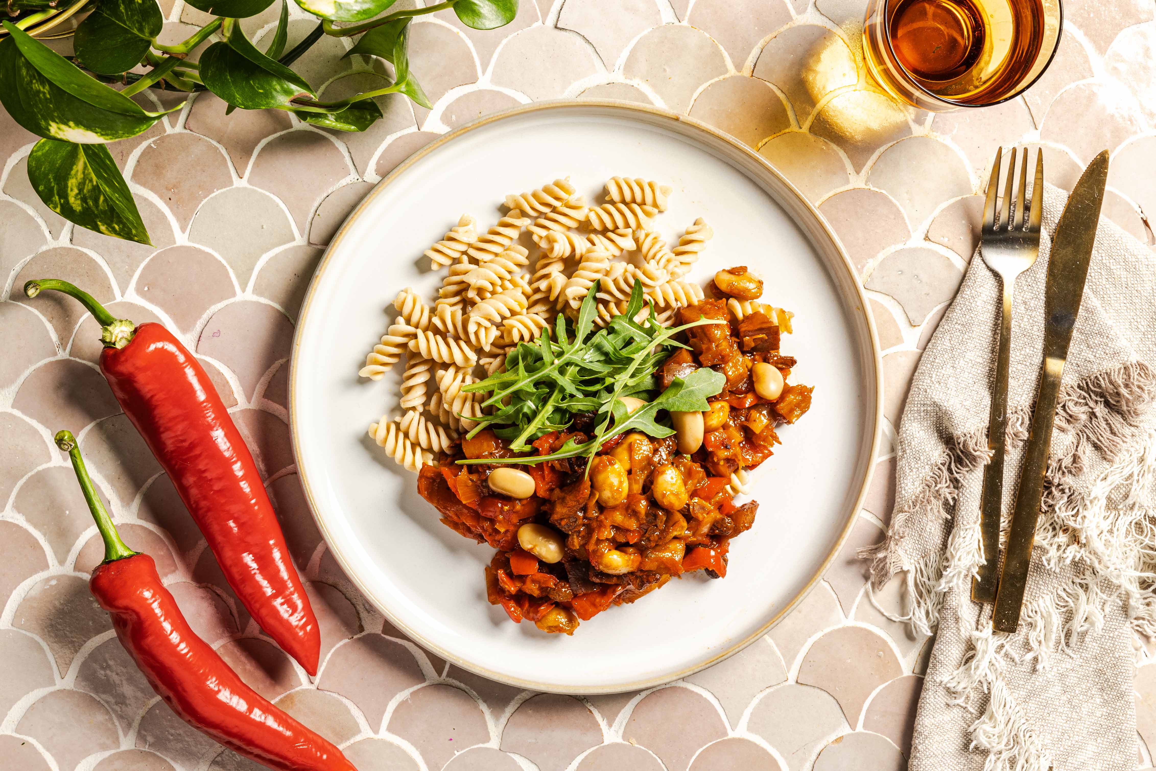 Siciliaanse auberginestoof