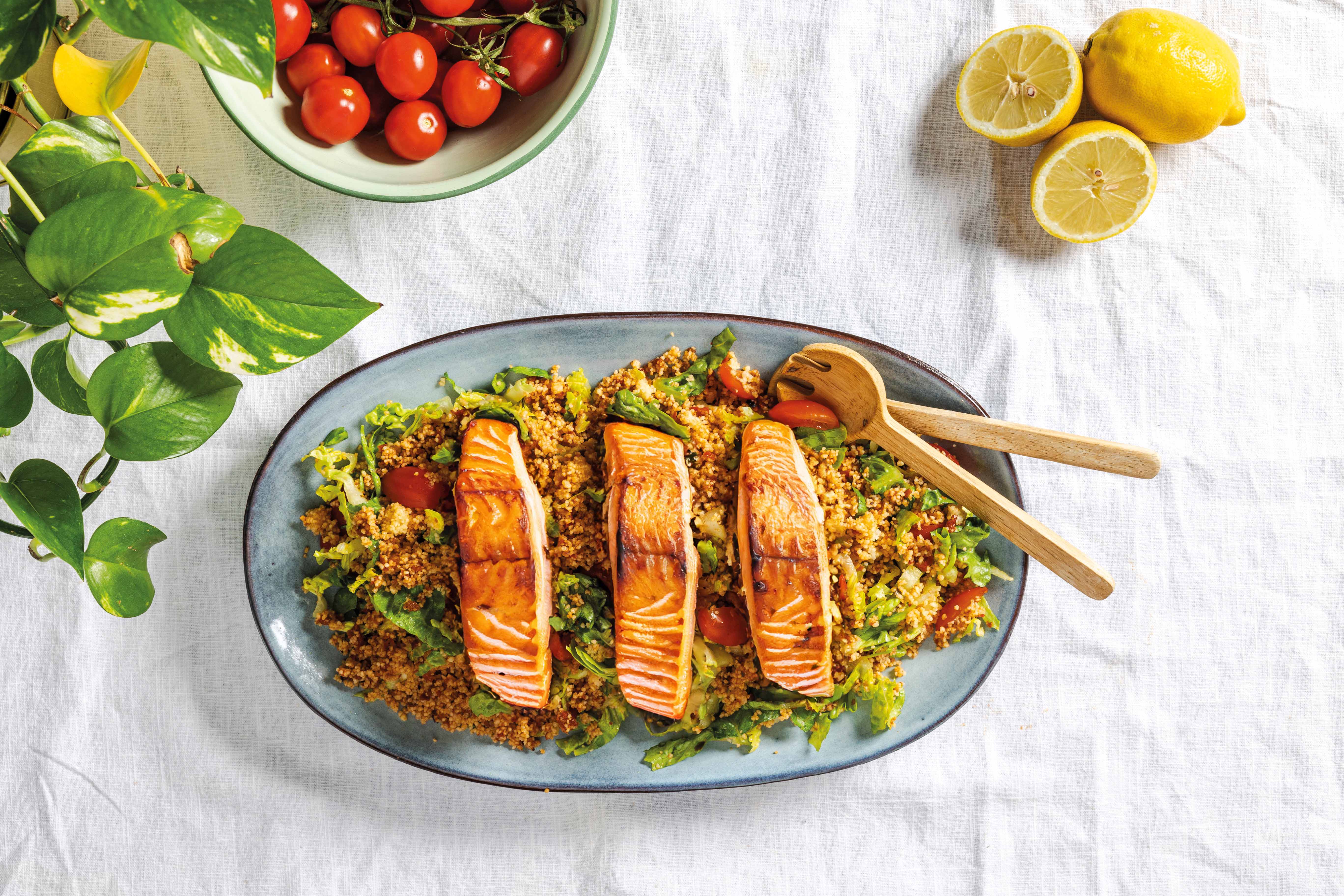 Couscous met rode pesto