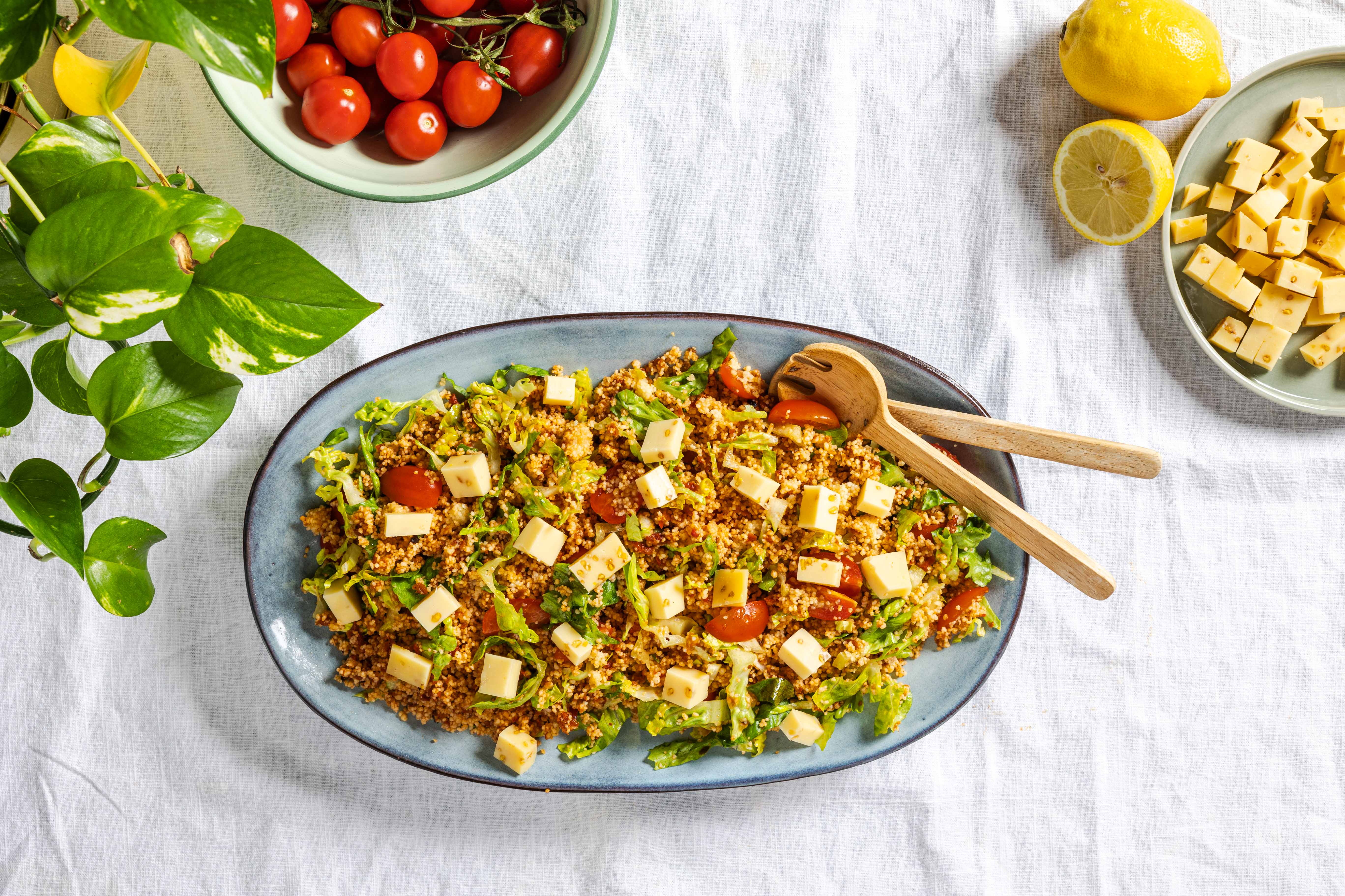 Couscous met rode pesto