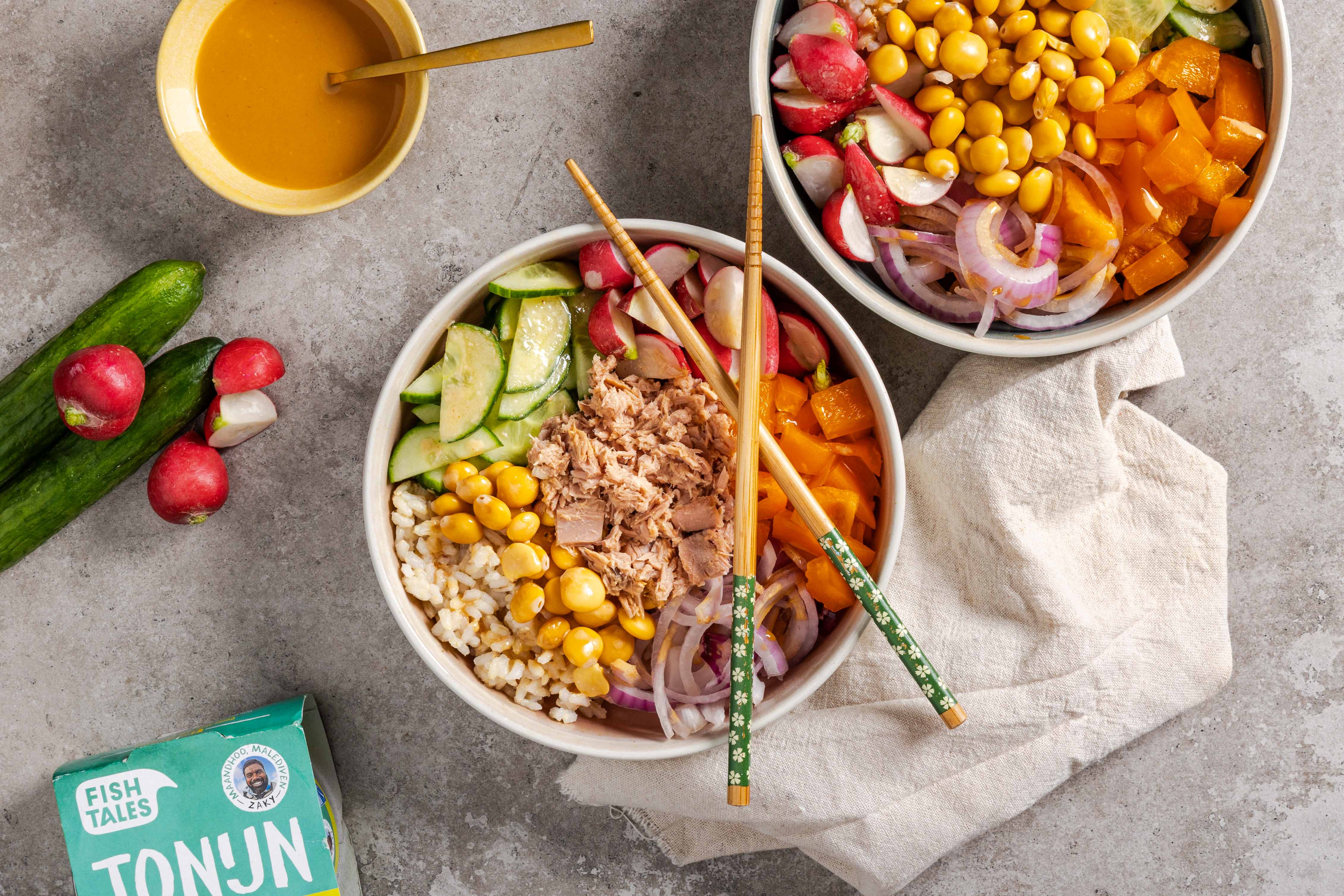 Pokebowl met tonijn