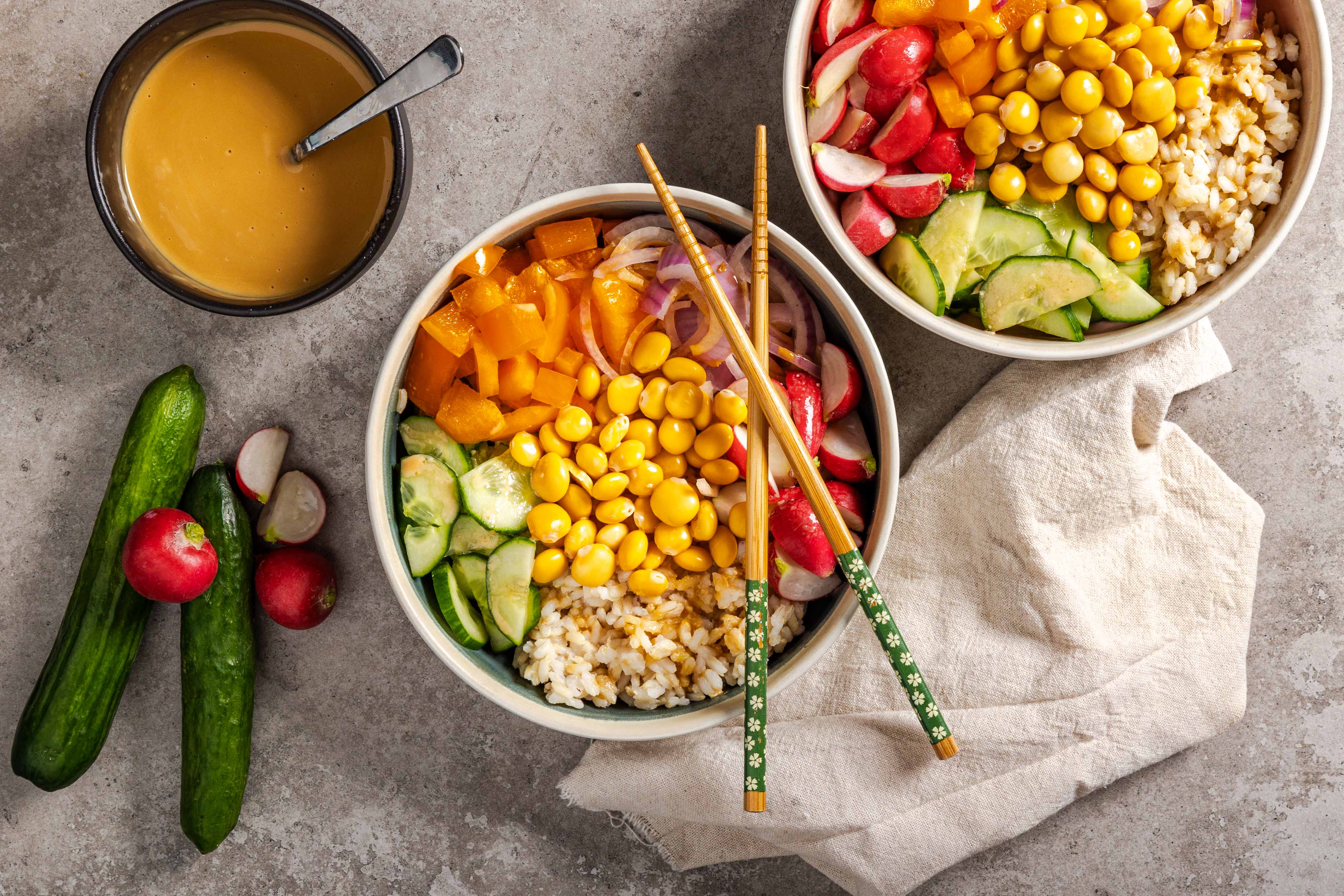 Pokebowl met lupinebonen