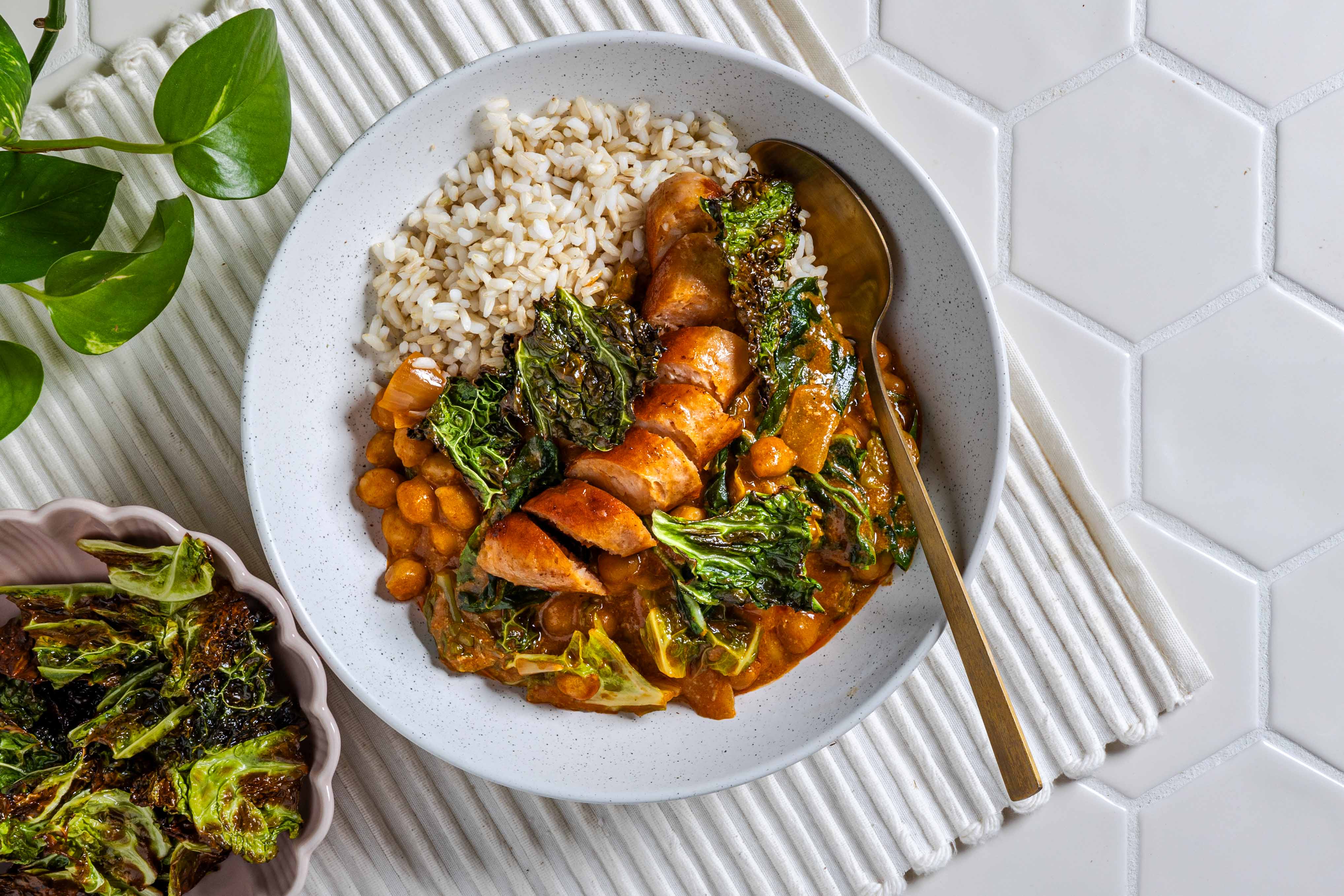Rode kikkererwtencurry
