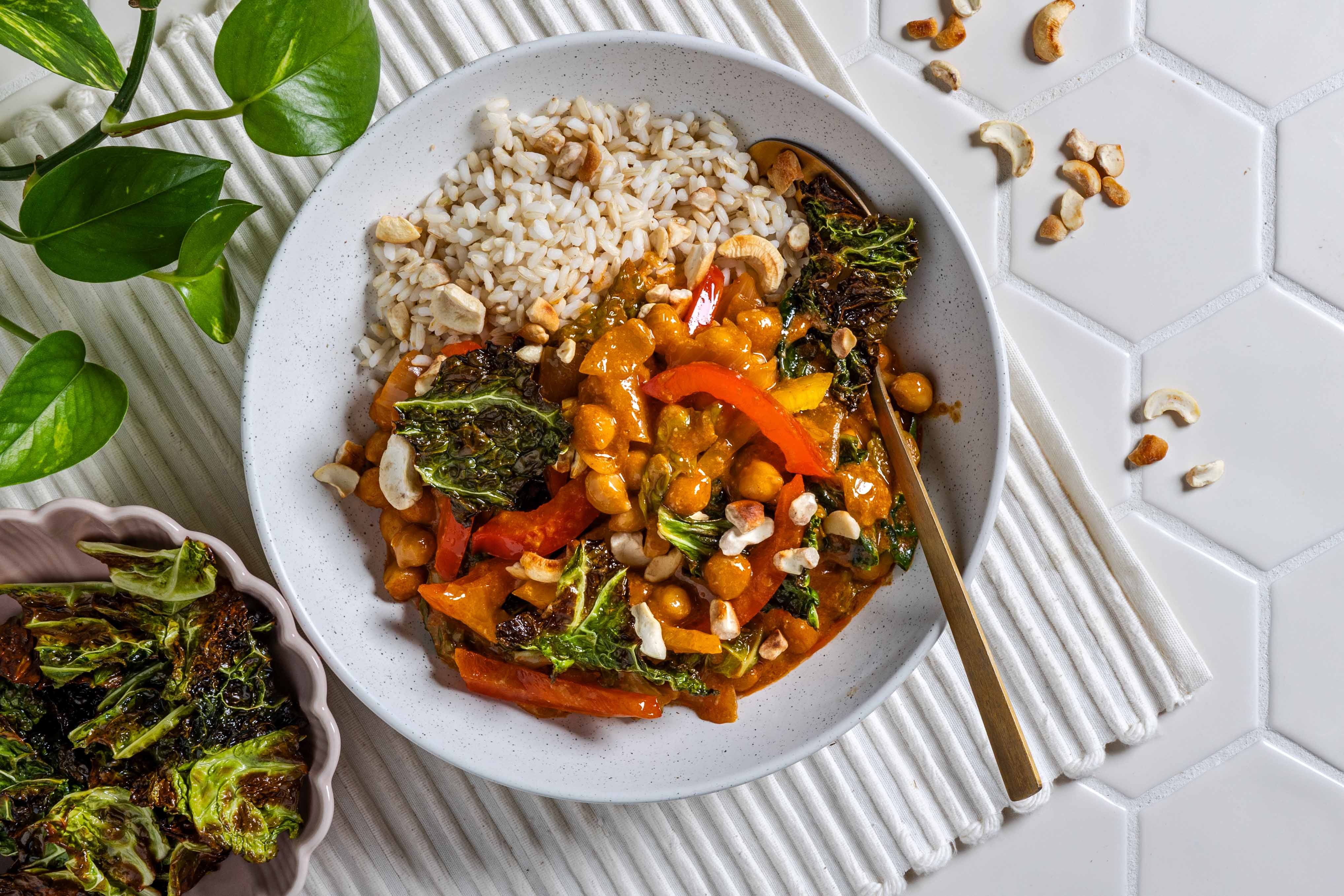 Rode kikkererwtencurry