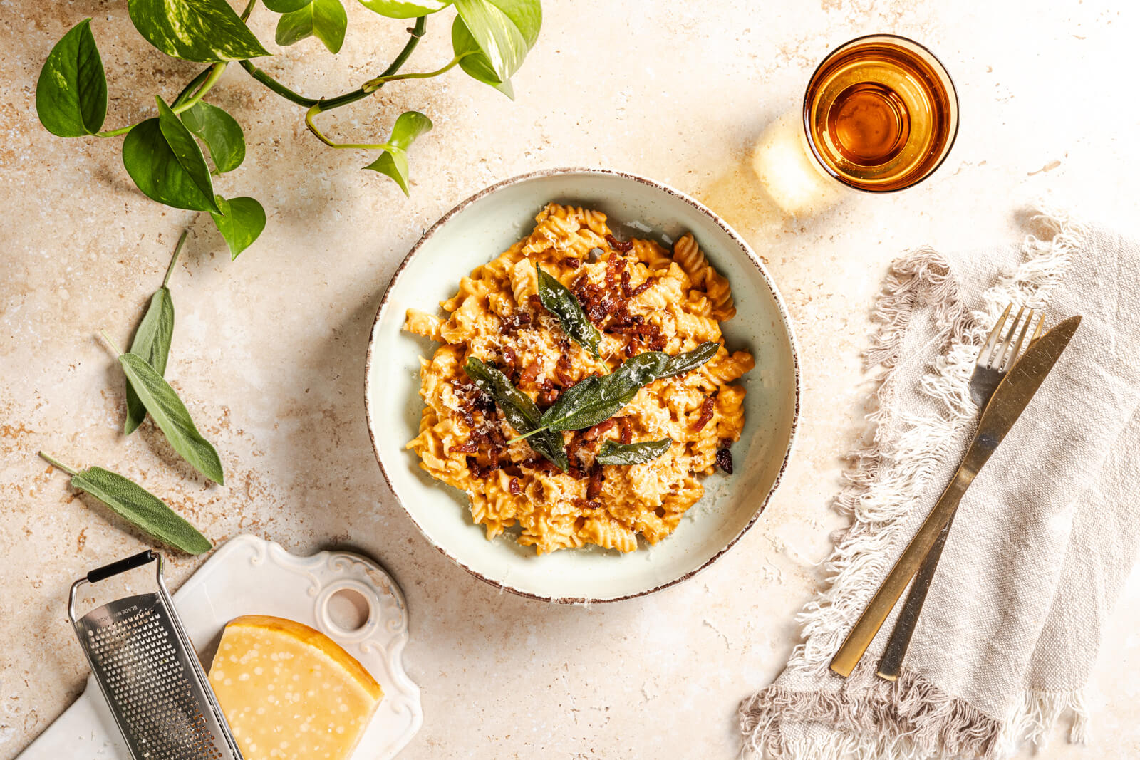 Pompoenpasta