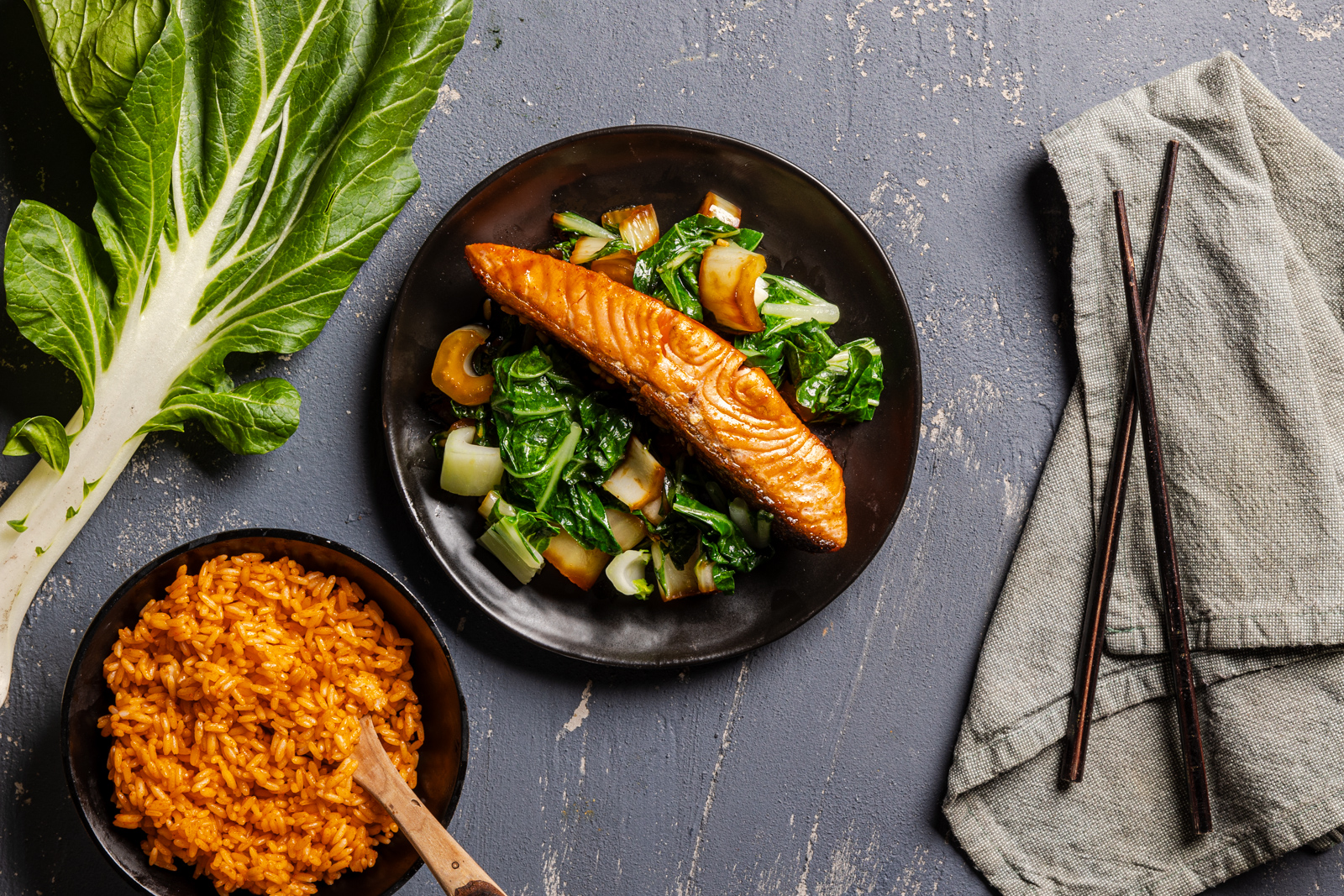 Pittige Koreaanse zalm