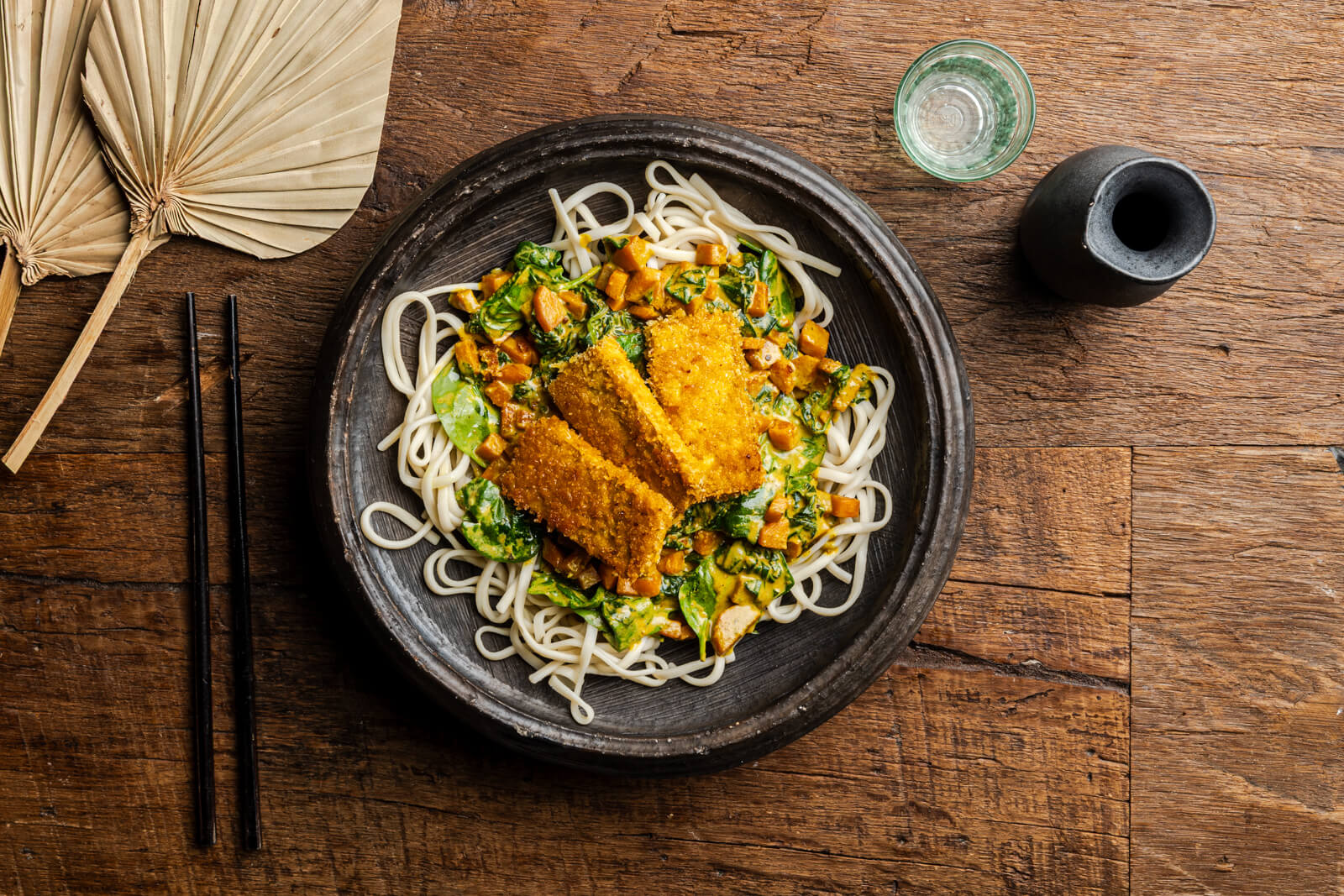 Katsu curry met tofu