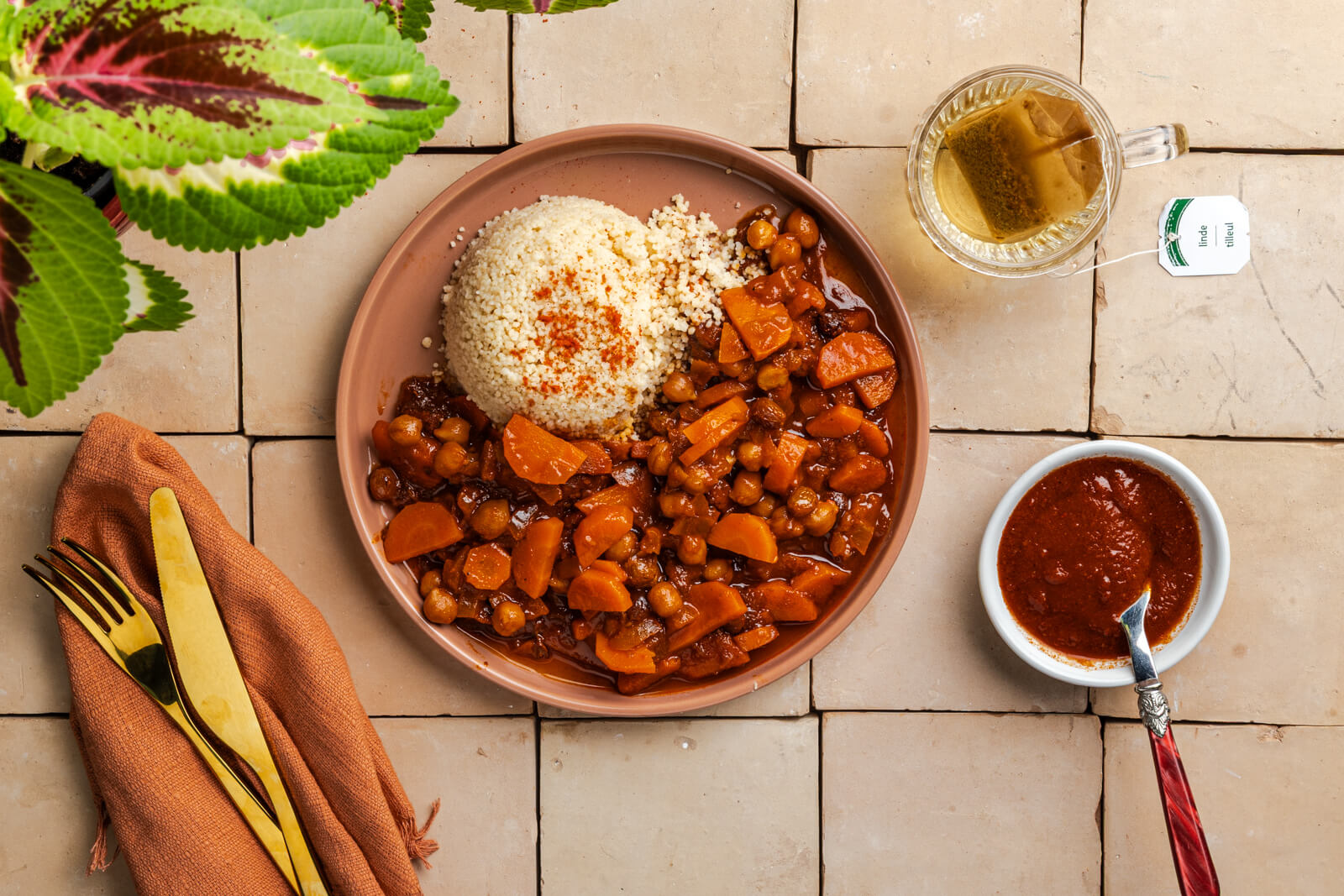 Tajine met kikkererwten