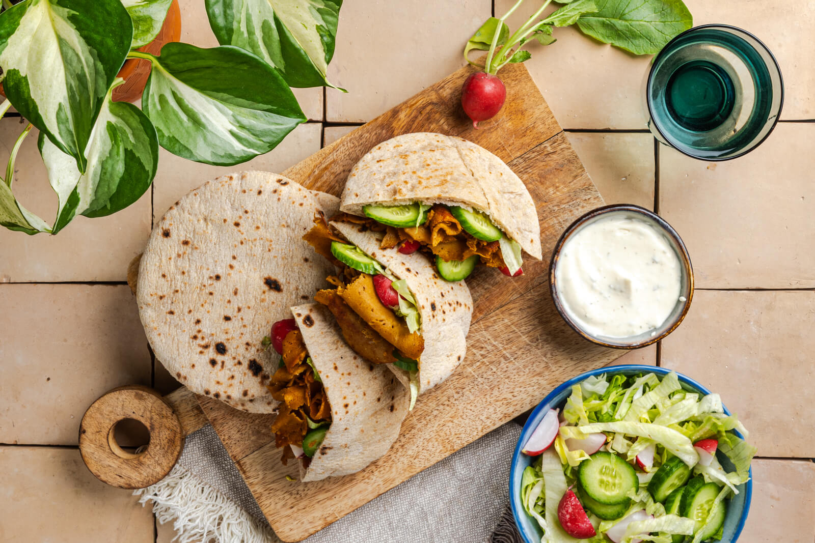 Pita vegan döner