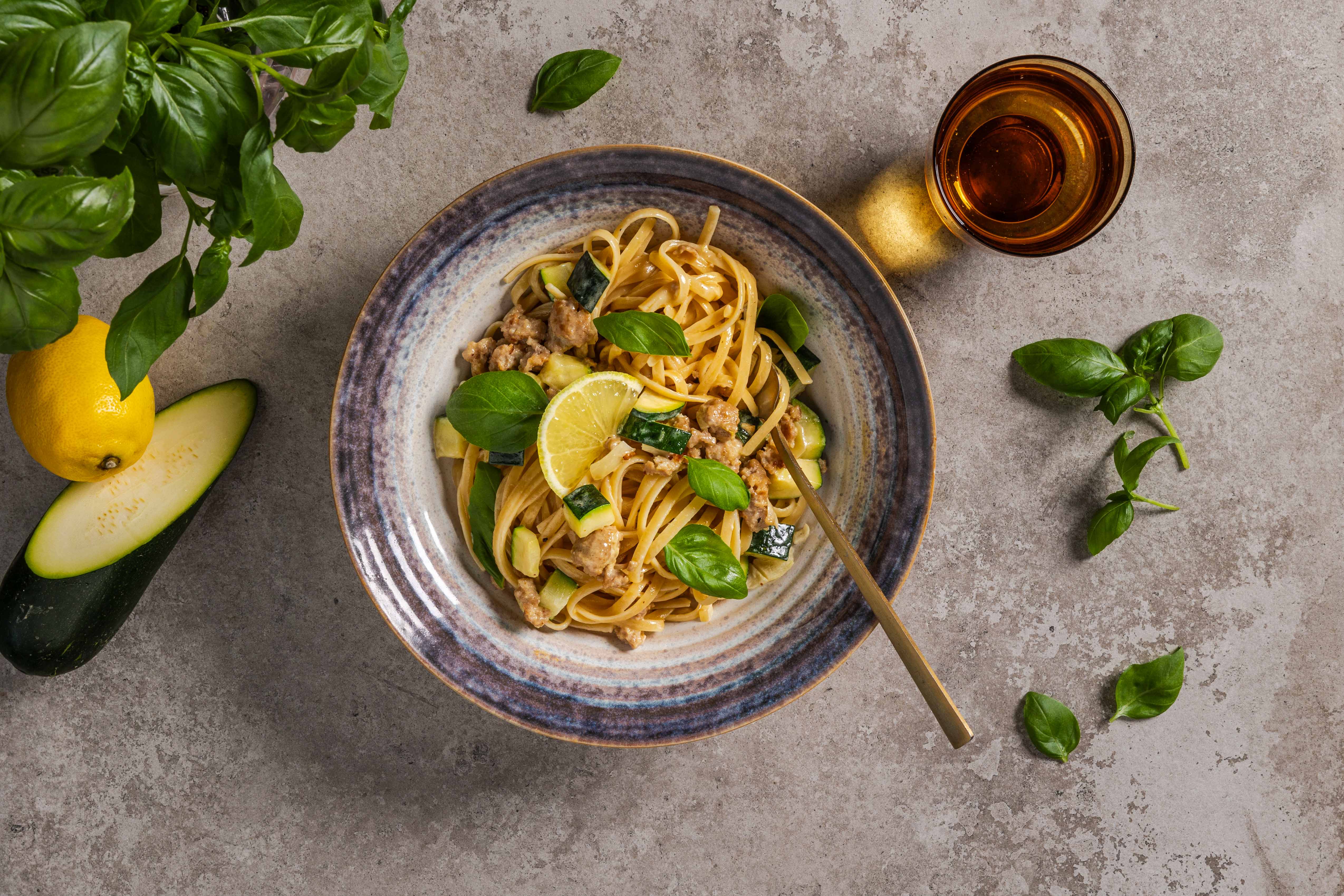Courgette-citroenpasta