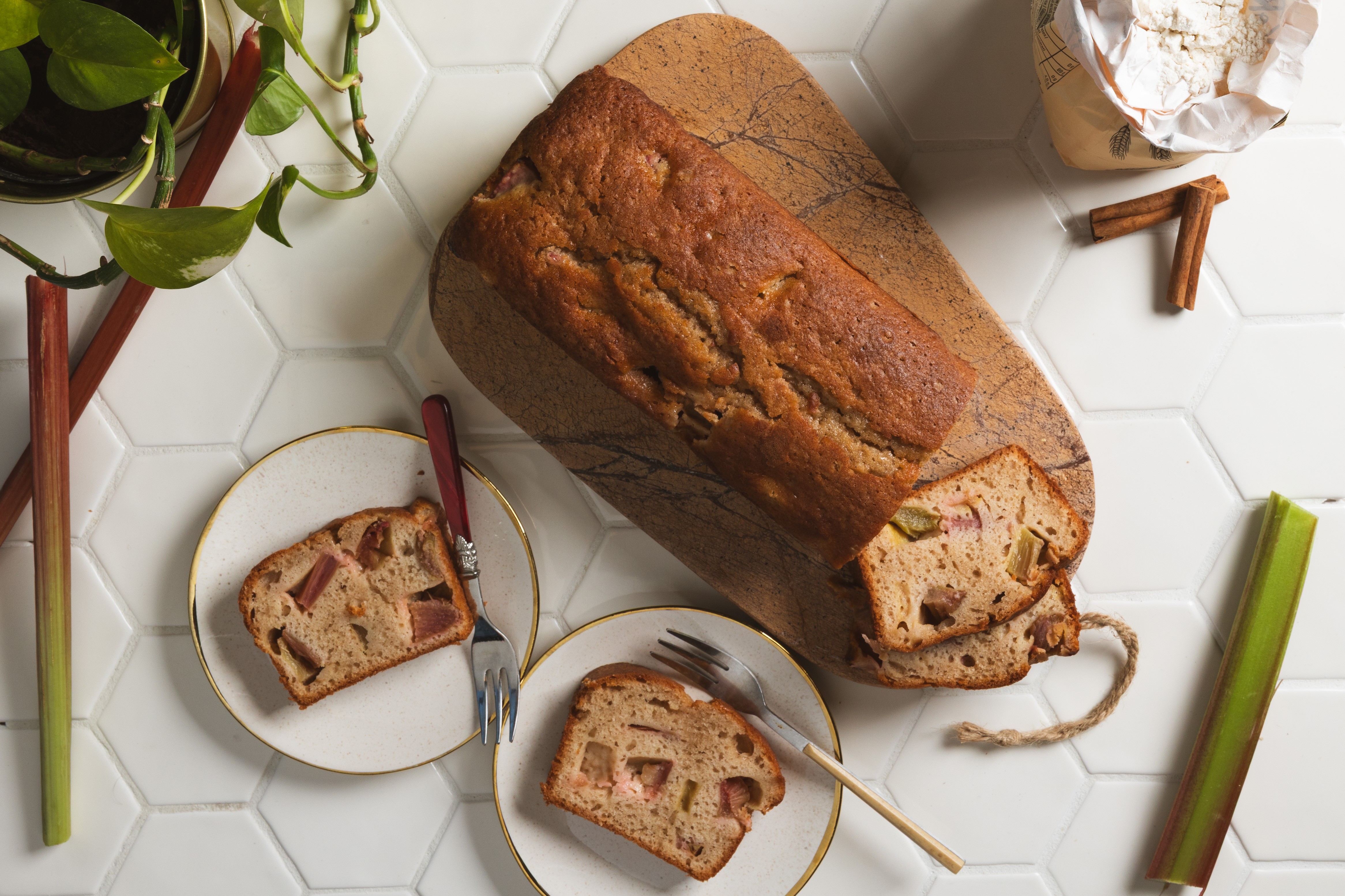 INSPIRATIE: Rabarbercake