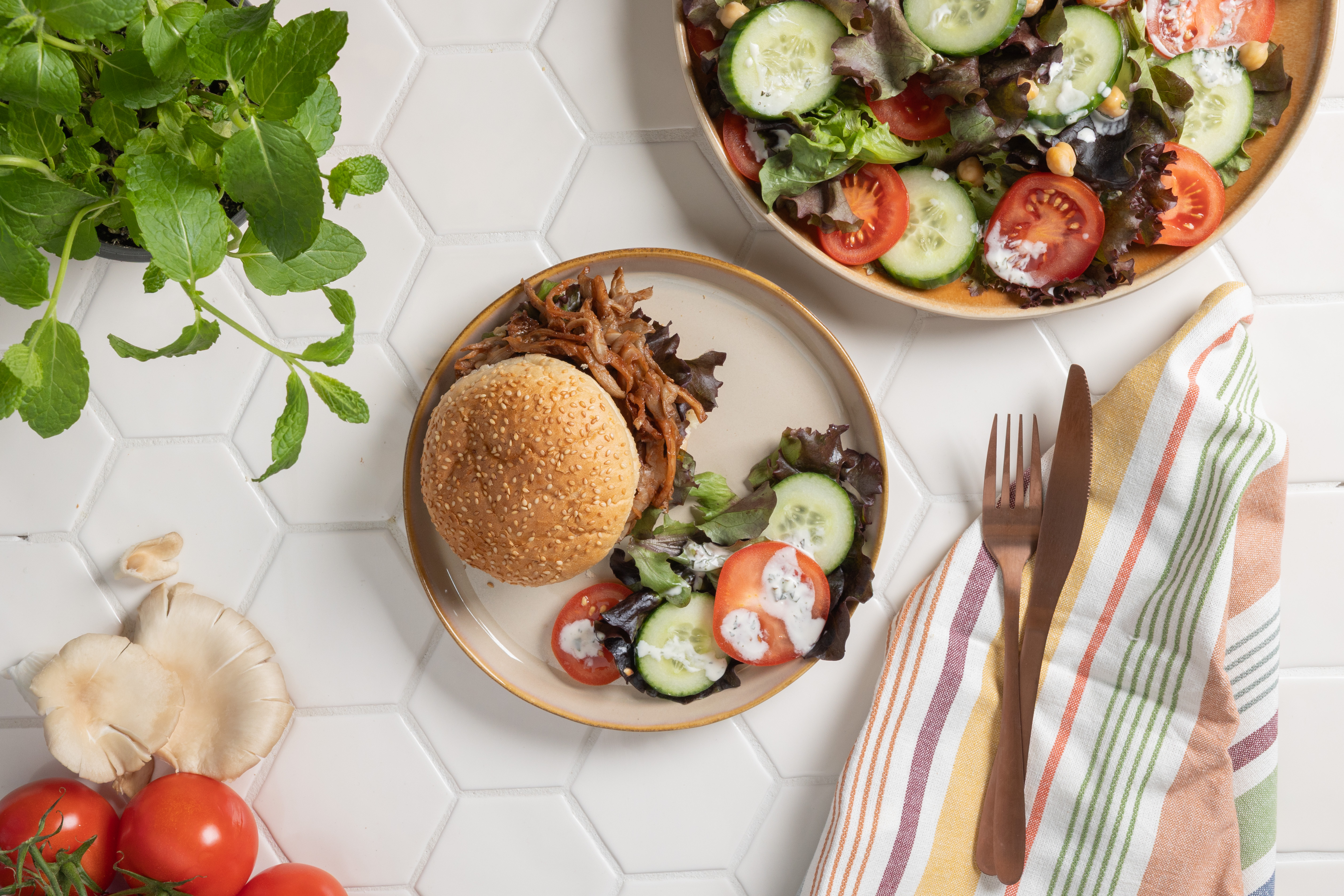 Broodje pulled paddo's