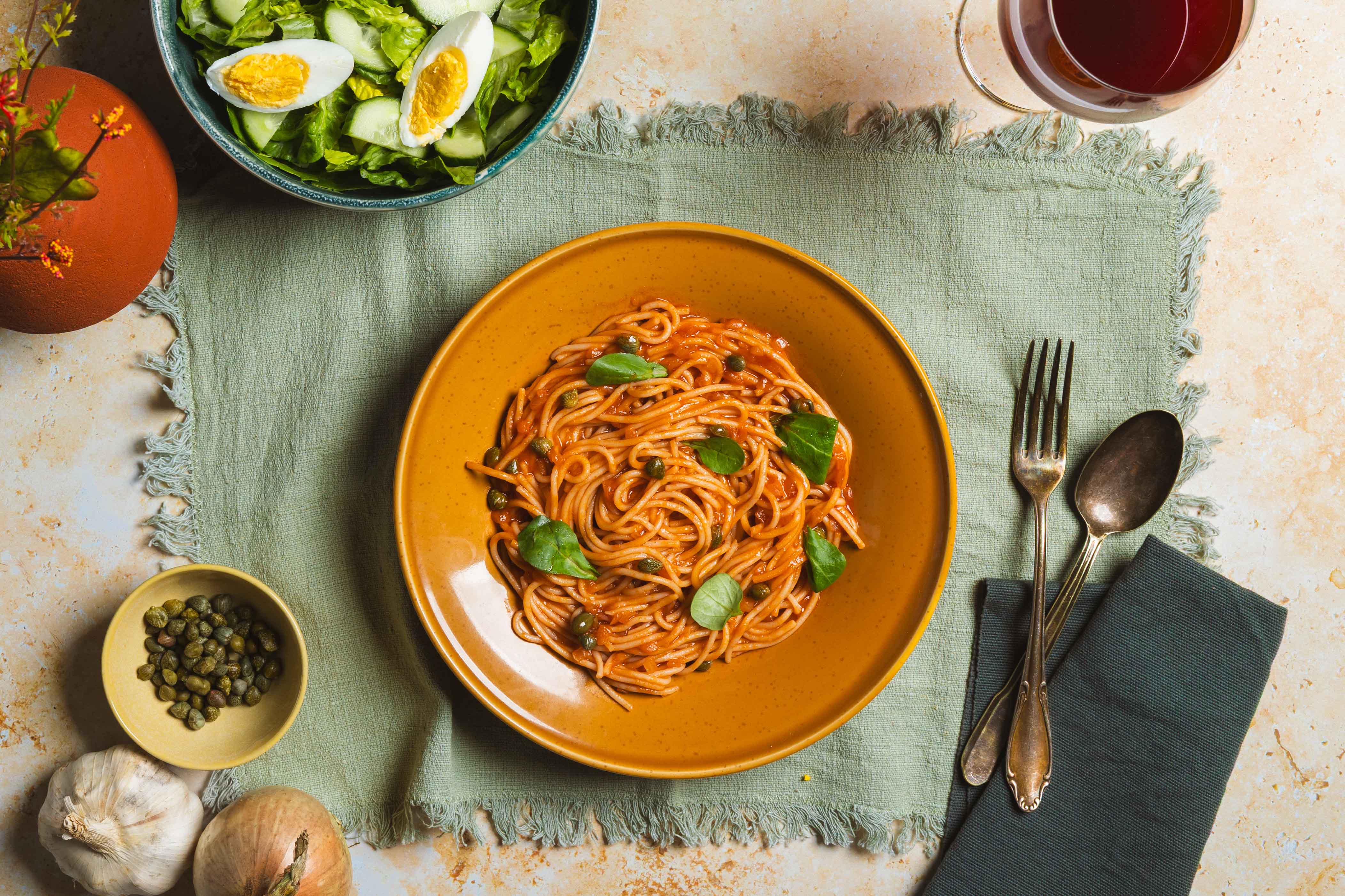 Spaghetti puttanesca