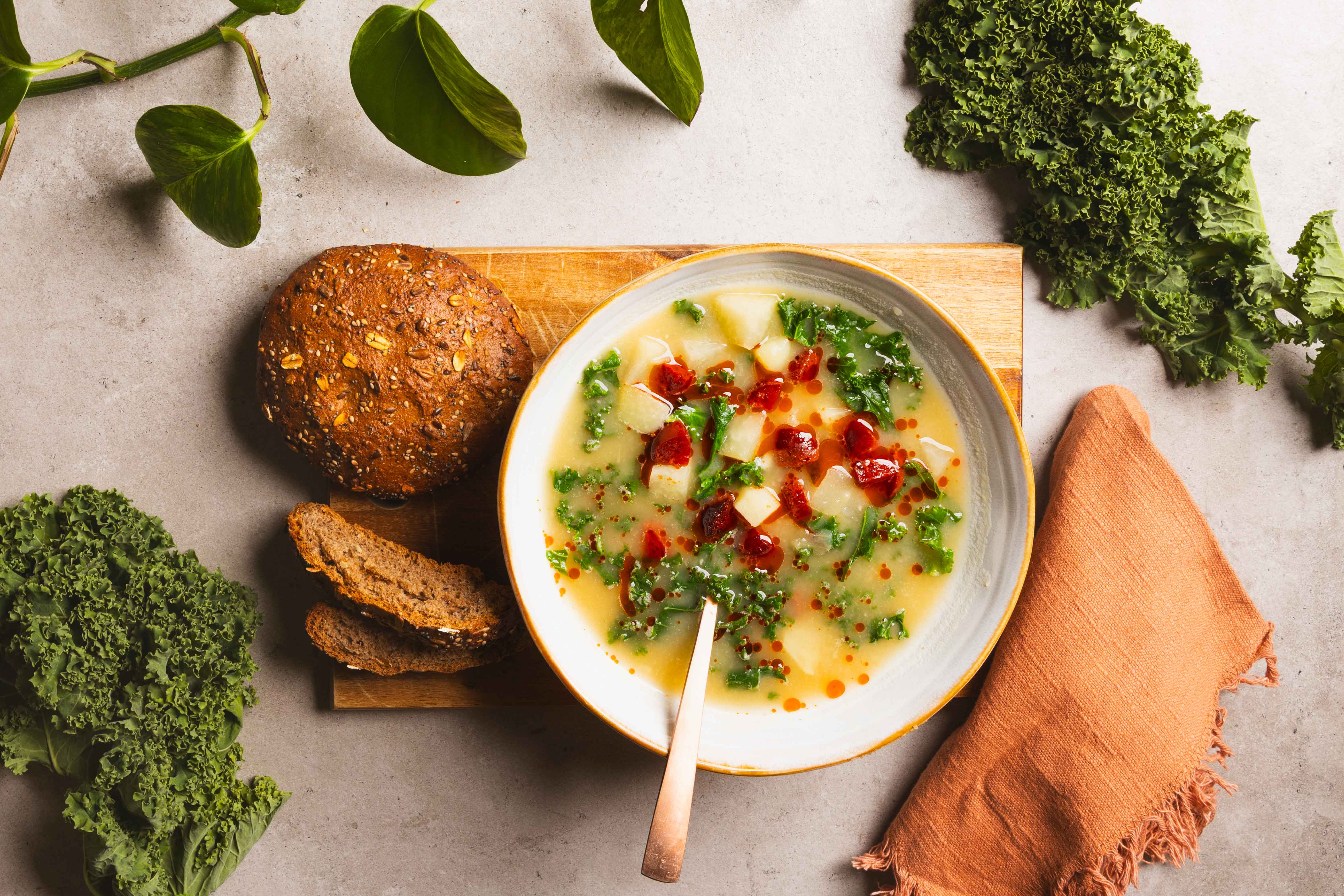 Caldo verde met chorizo