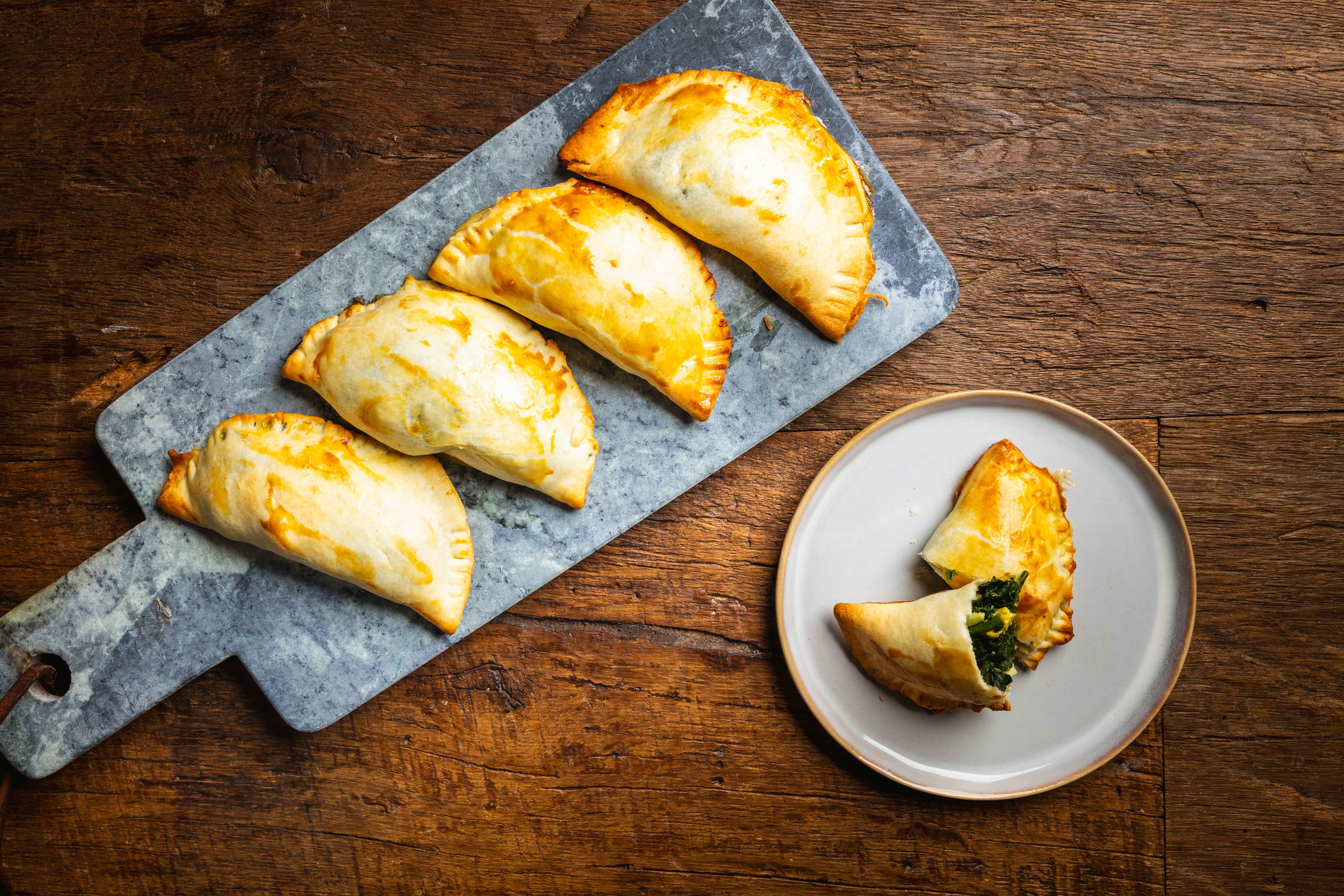 BIJGERECHT: Spinazie-empanadas met ei