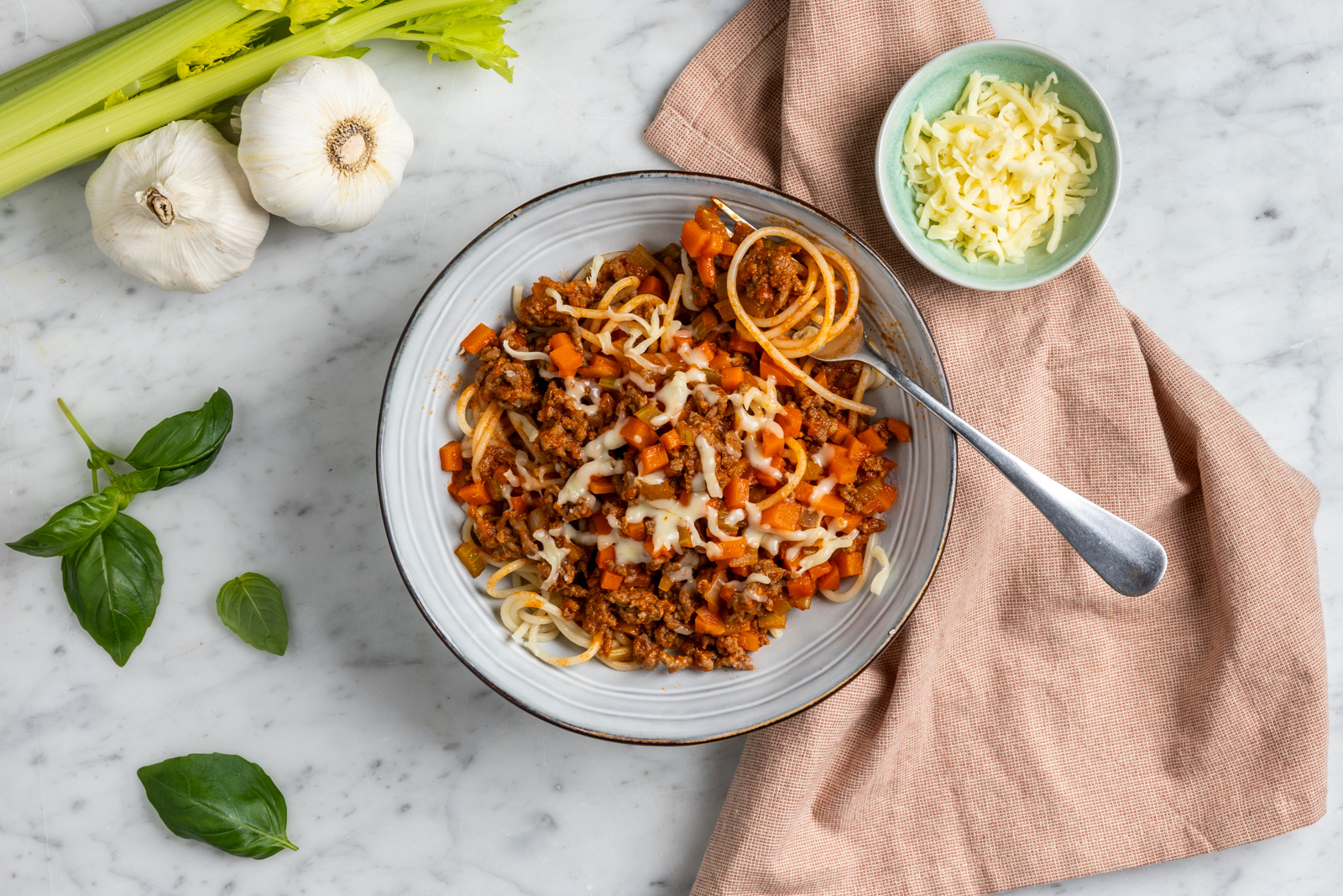 Snelle spaghetti Bolognese