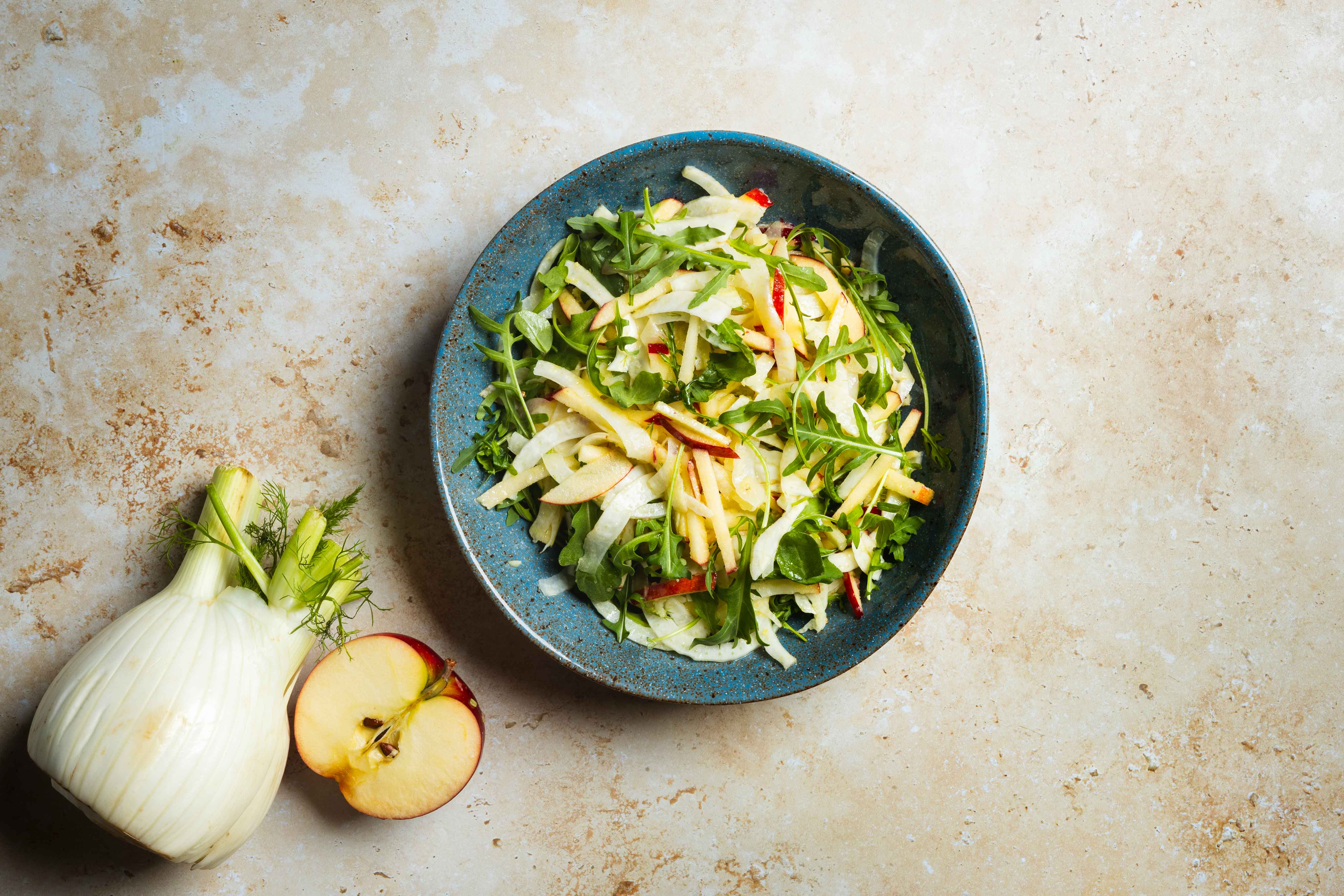 BIJGERECHT: Venkel-appelsalade