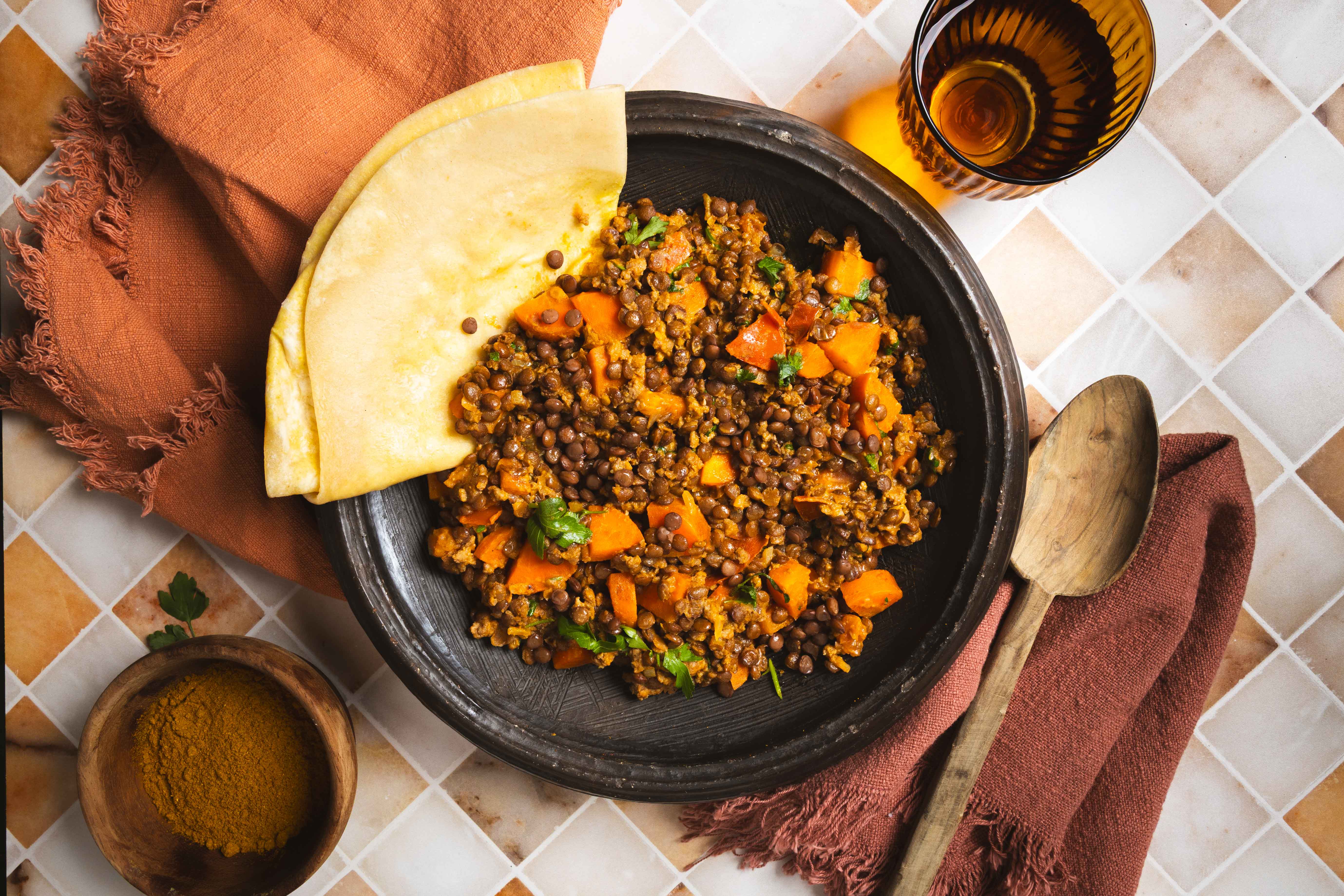 Dahl met rijst