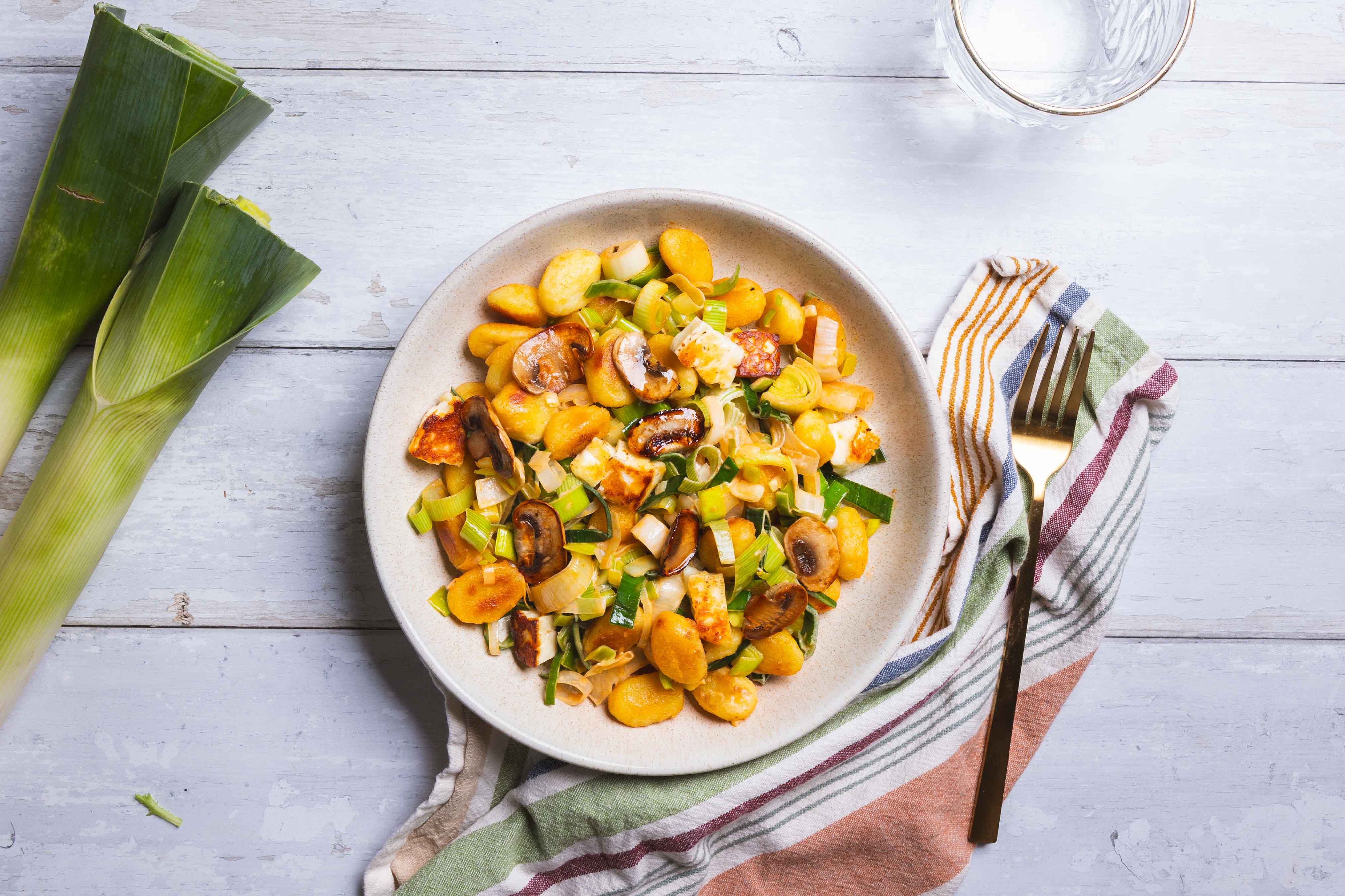 Gebakken gnocchi met kip