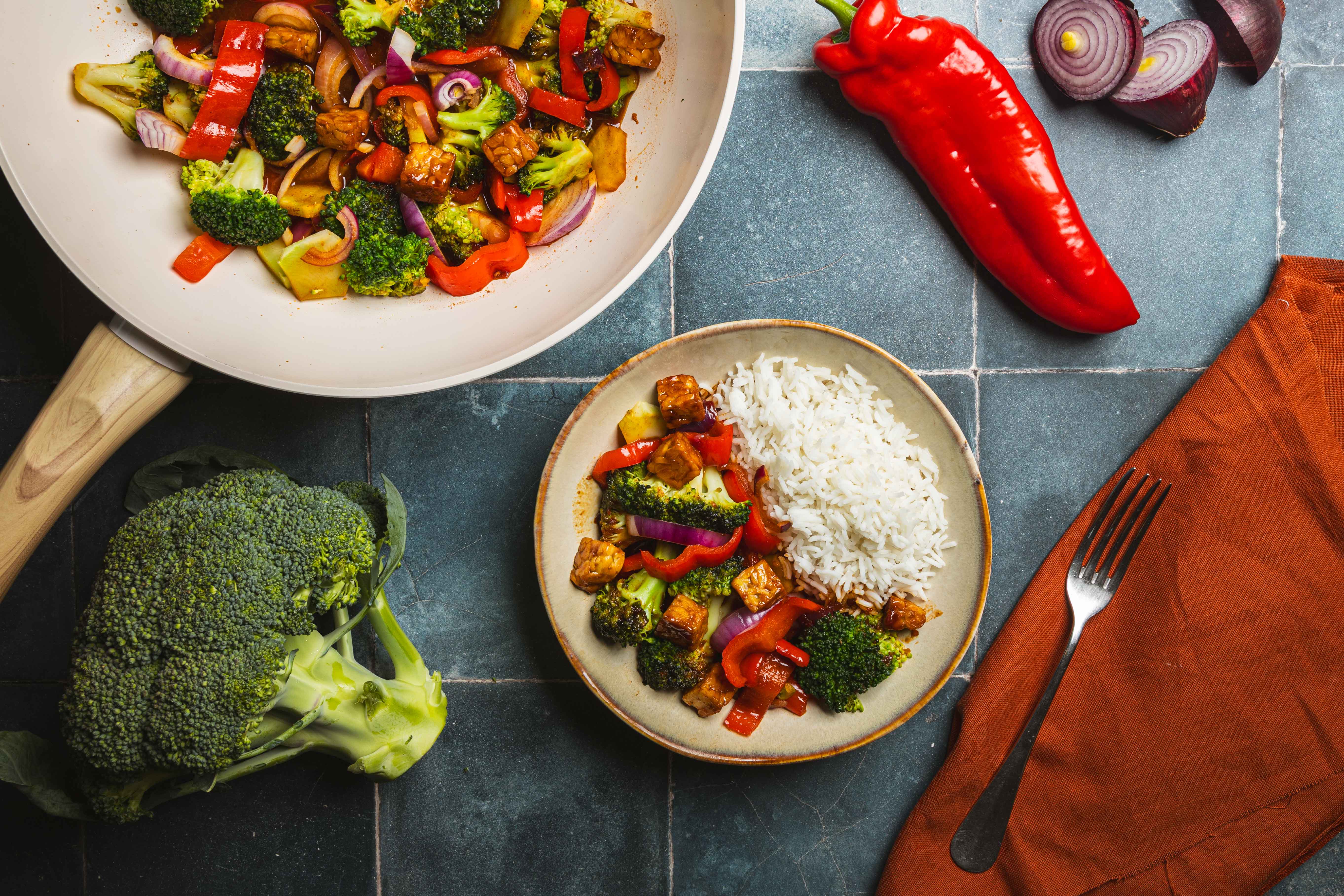 Tempeh teriyaki
