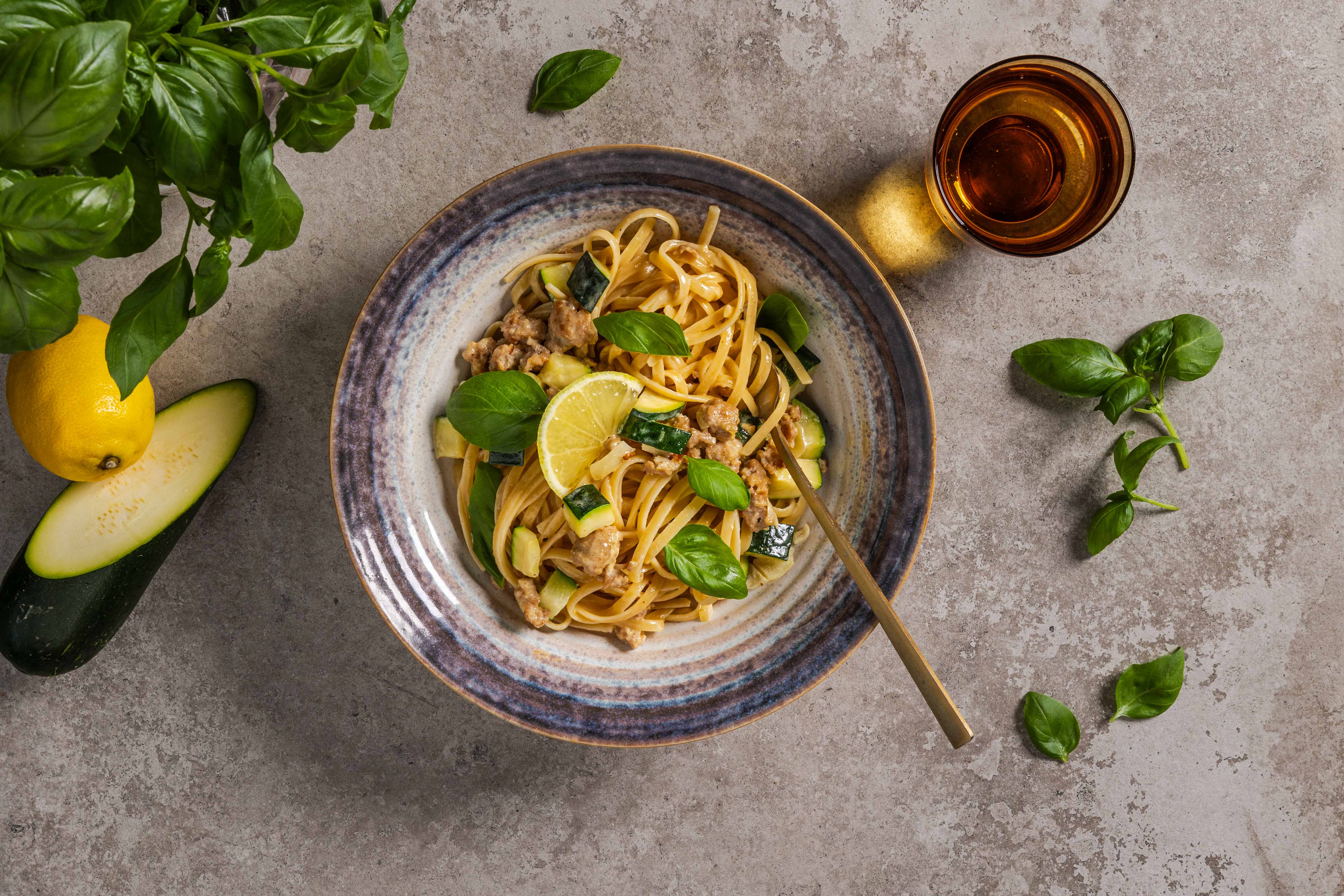 Courgette-citroenpasta